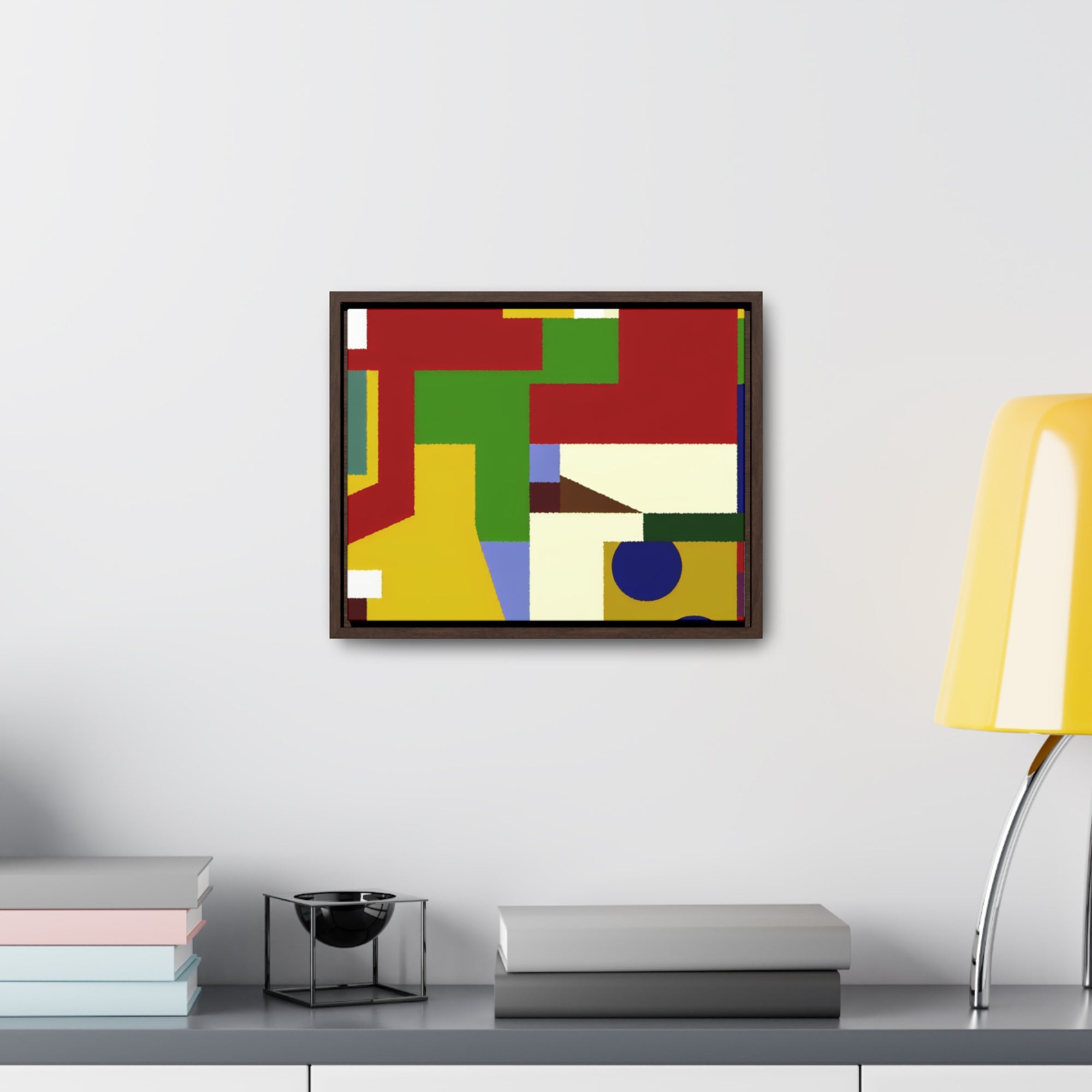 Geometric Harmony Unleashed | Framed Canvas