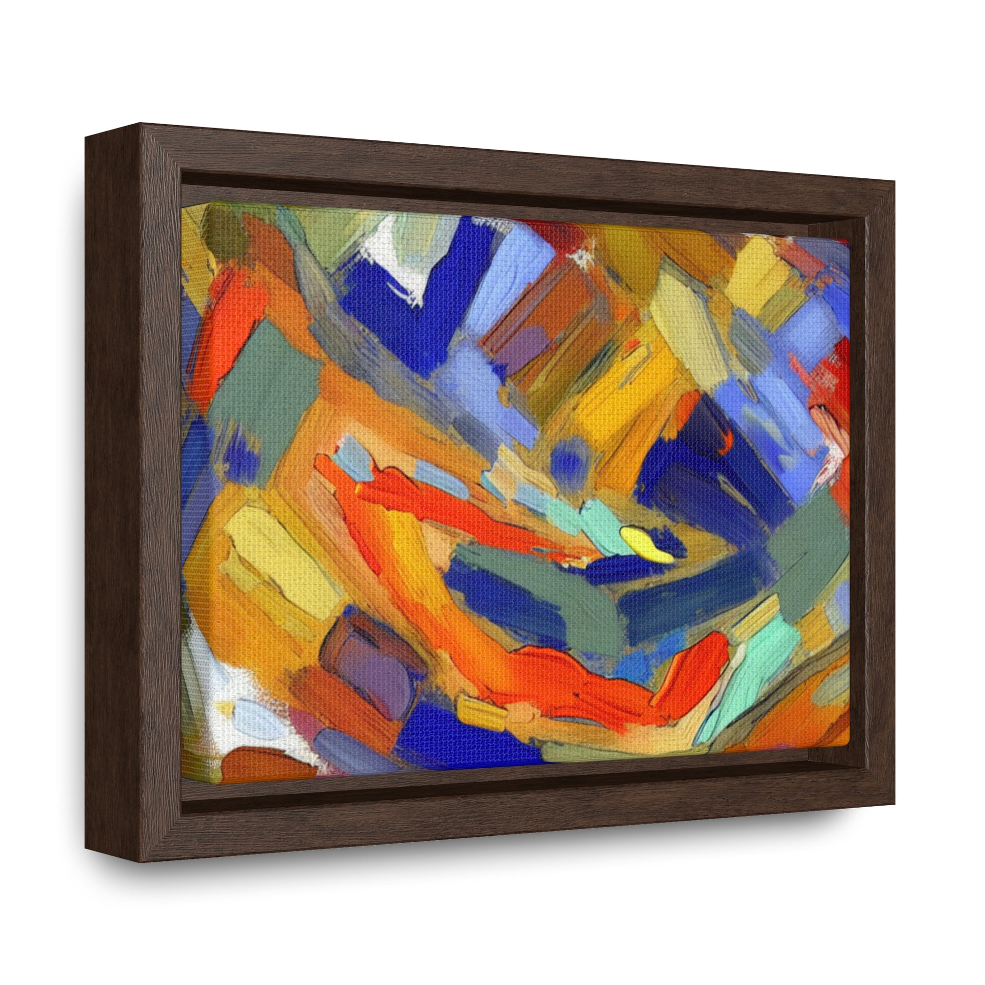 Kaleidoscopic Whirlwind | Framed Canvas