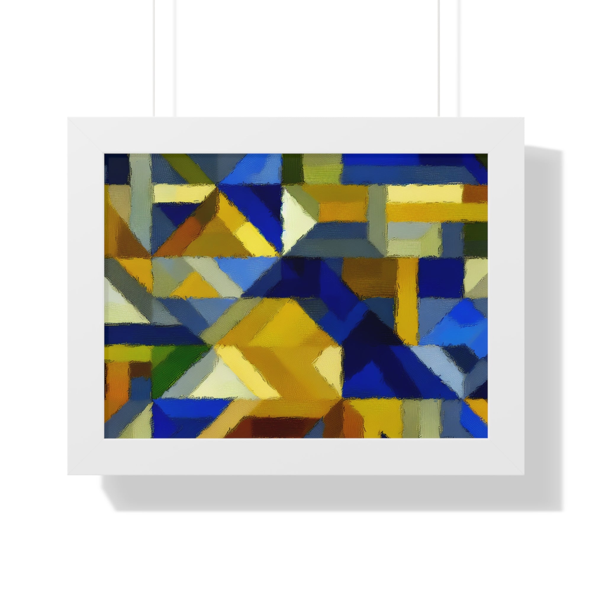 Fractured Vibrance and Motion | Framed Print