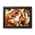 Fiery Unraveling and Dread | Framed Canvas