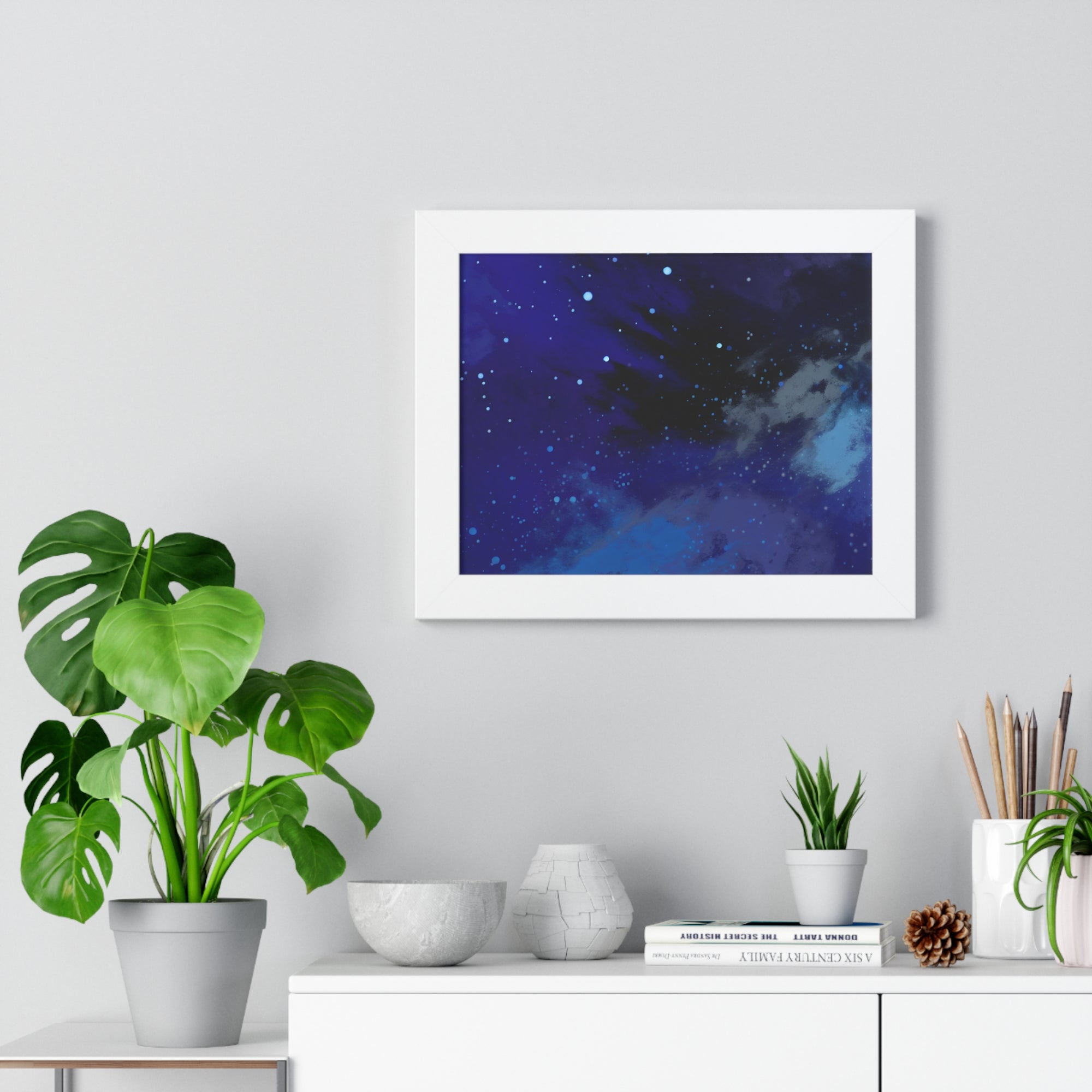 Ethereal Celestial Whirlwind | Framed Print