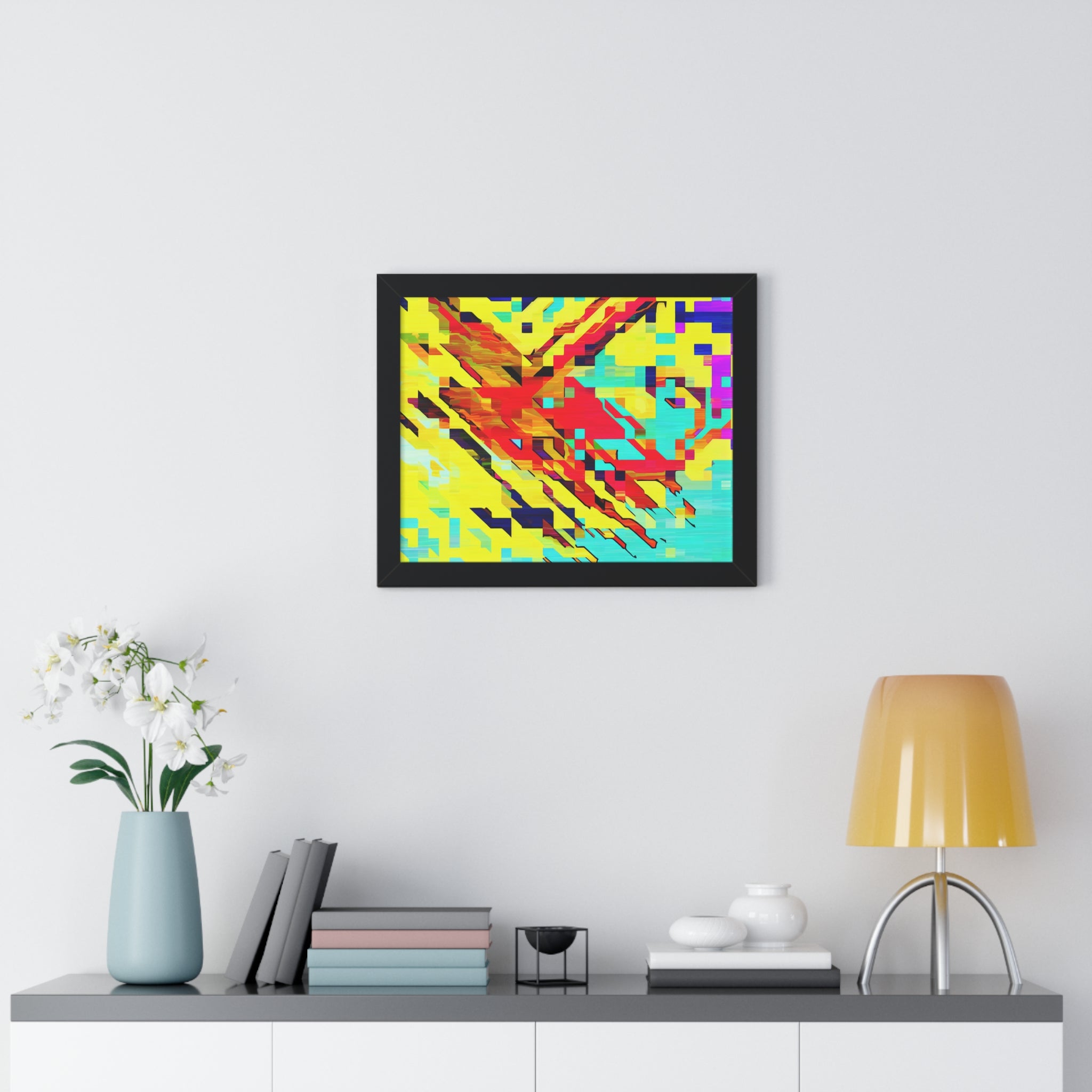 Euphoria in Pixels | Framed Print