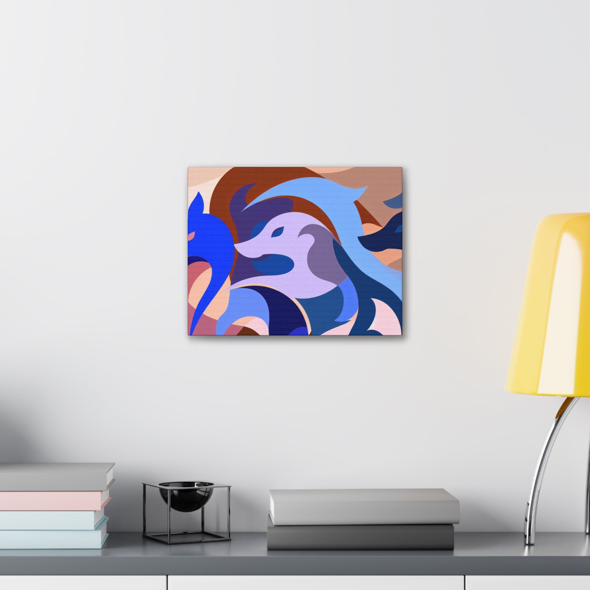 Foxes in Fluidity | Canvas