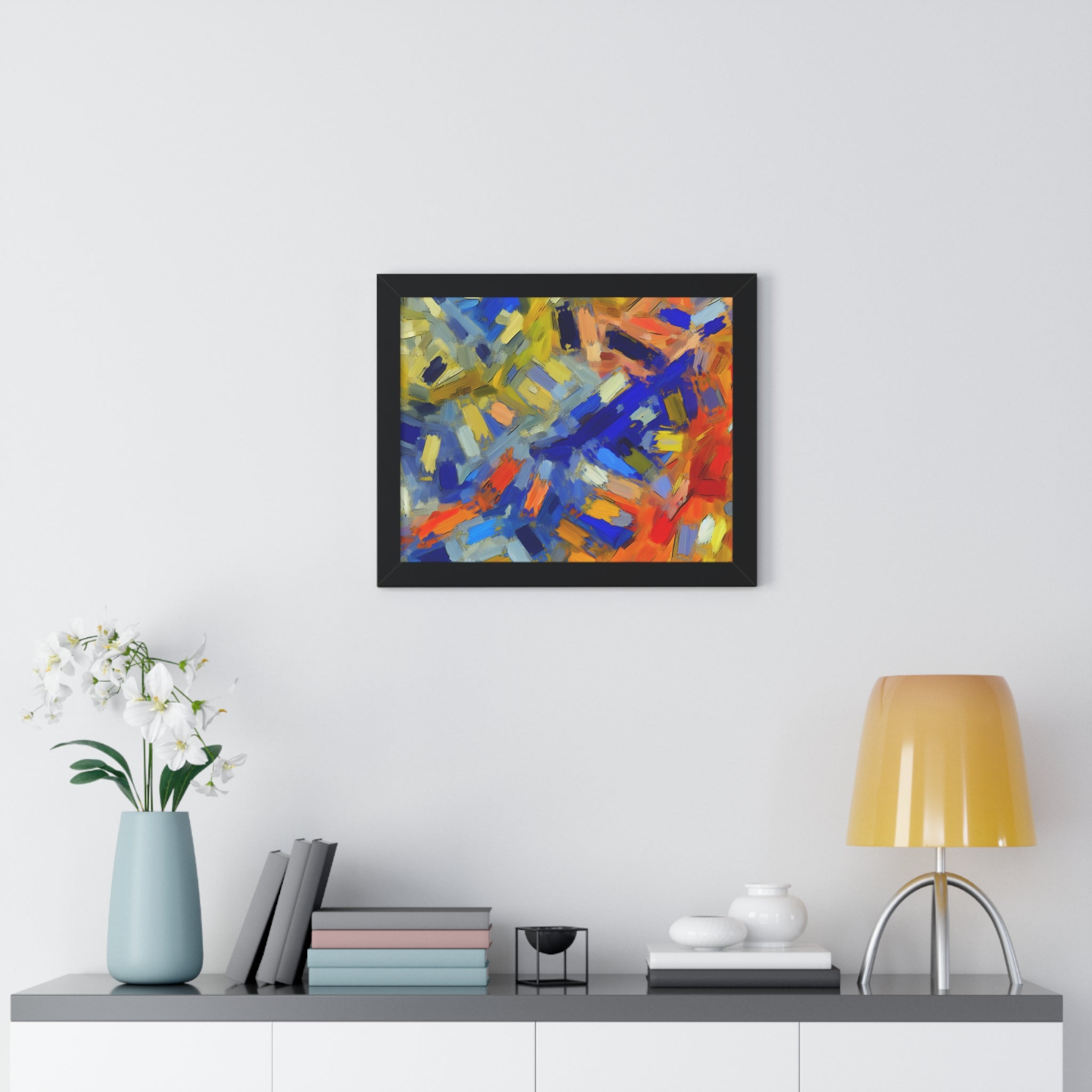 Chromatic Dance of Emotion | Framed Print