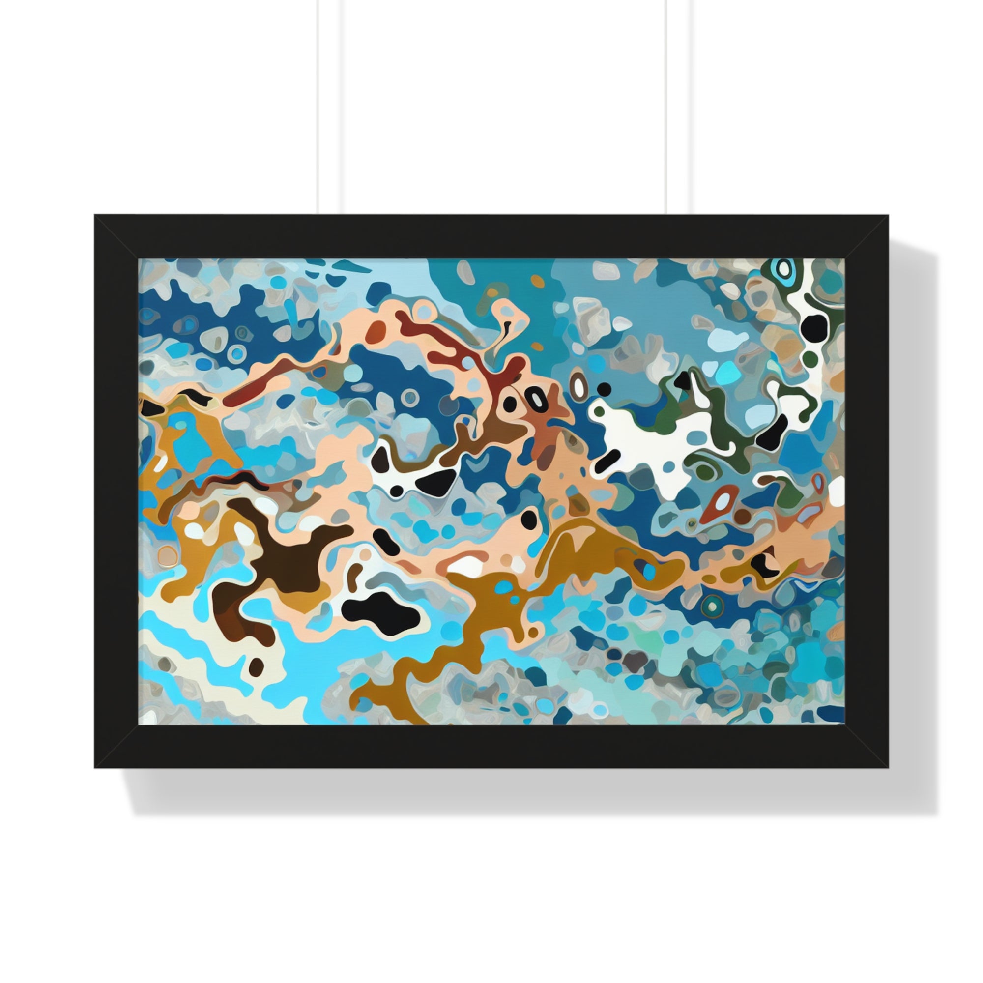 Tidal Whispers and Sands | Framed Print