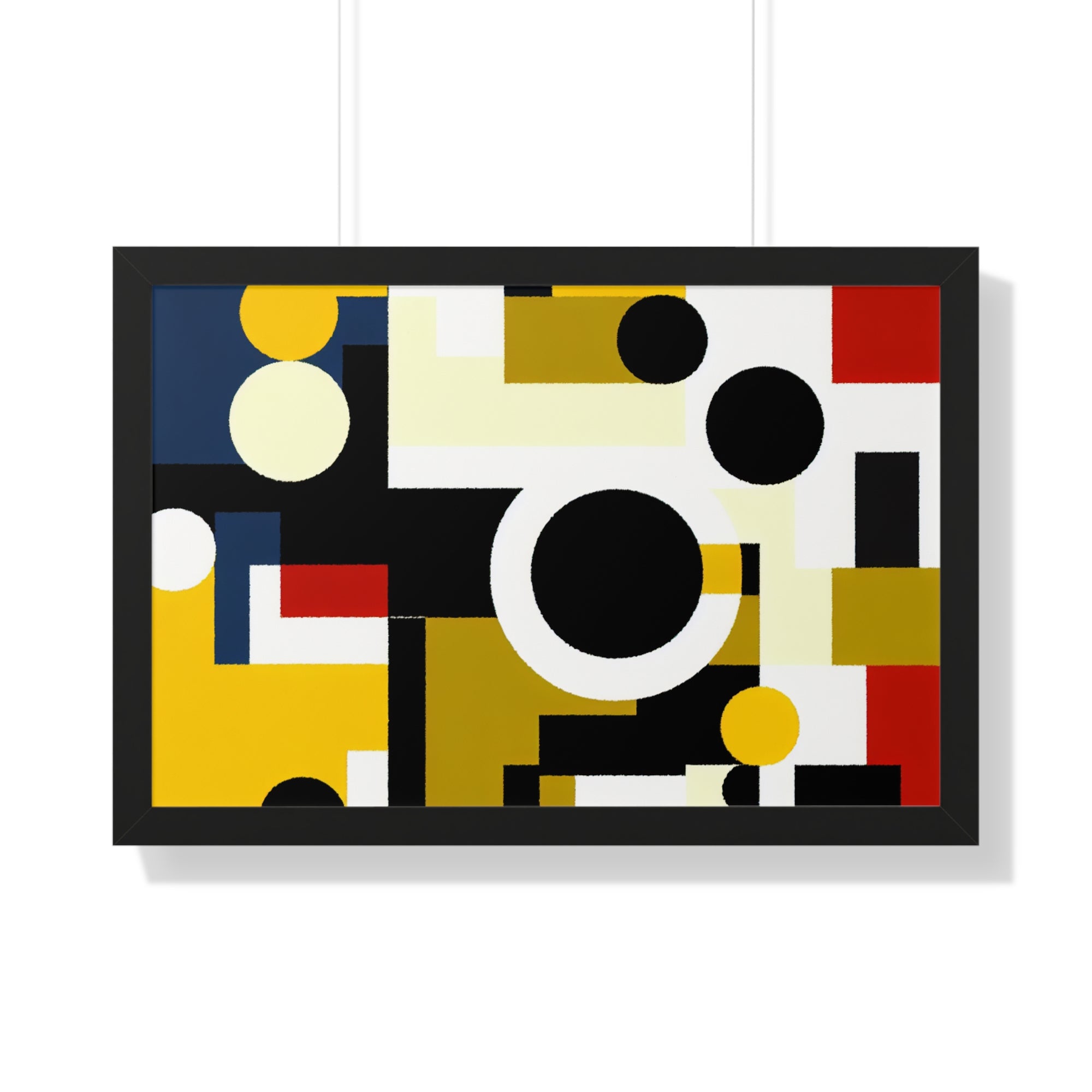 Energized Geometric Harmony | Framed Print