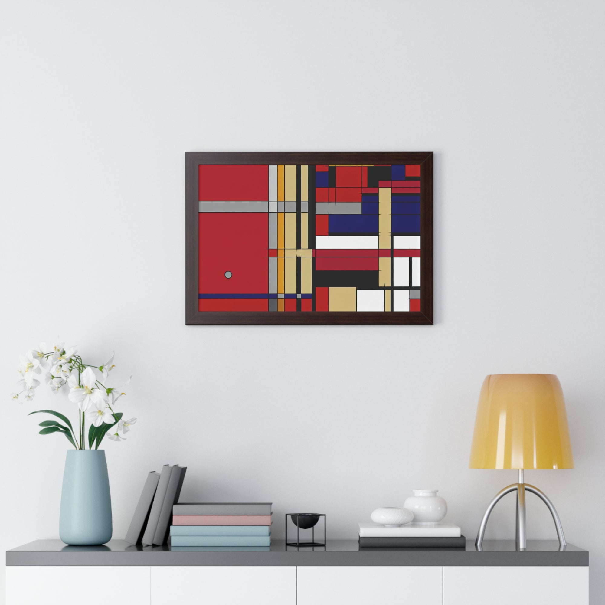 Dynamic Harmony of Shapes | Framed Print