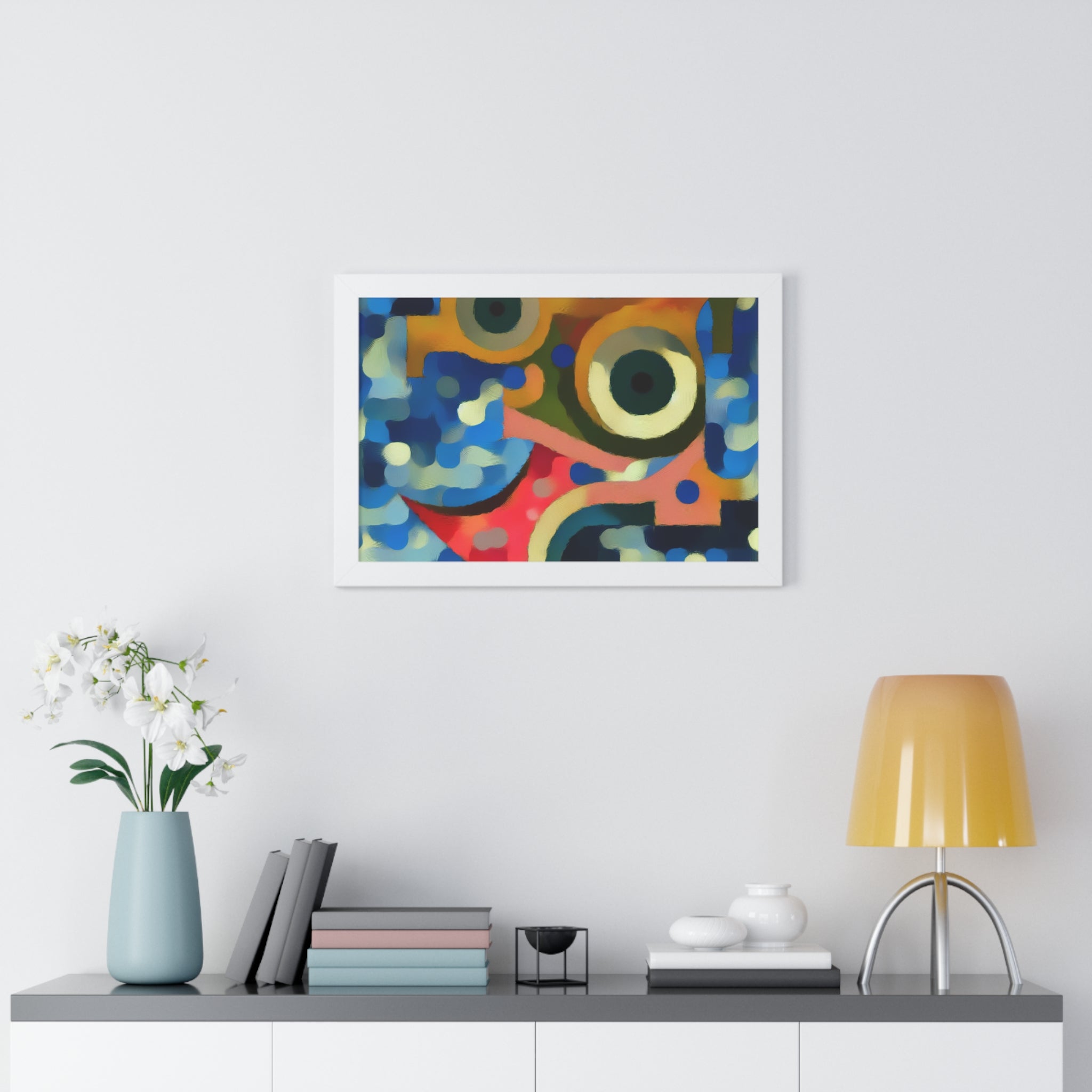 Oceanic Whispers and Kaleidoscope Dreams | Framed Print