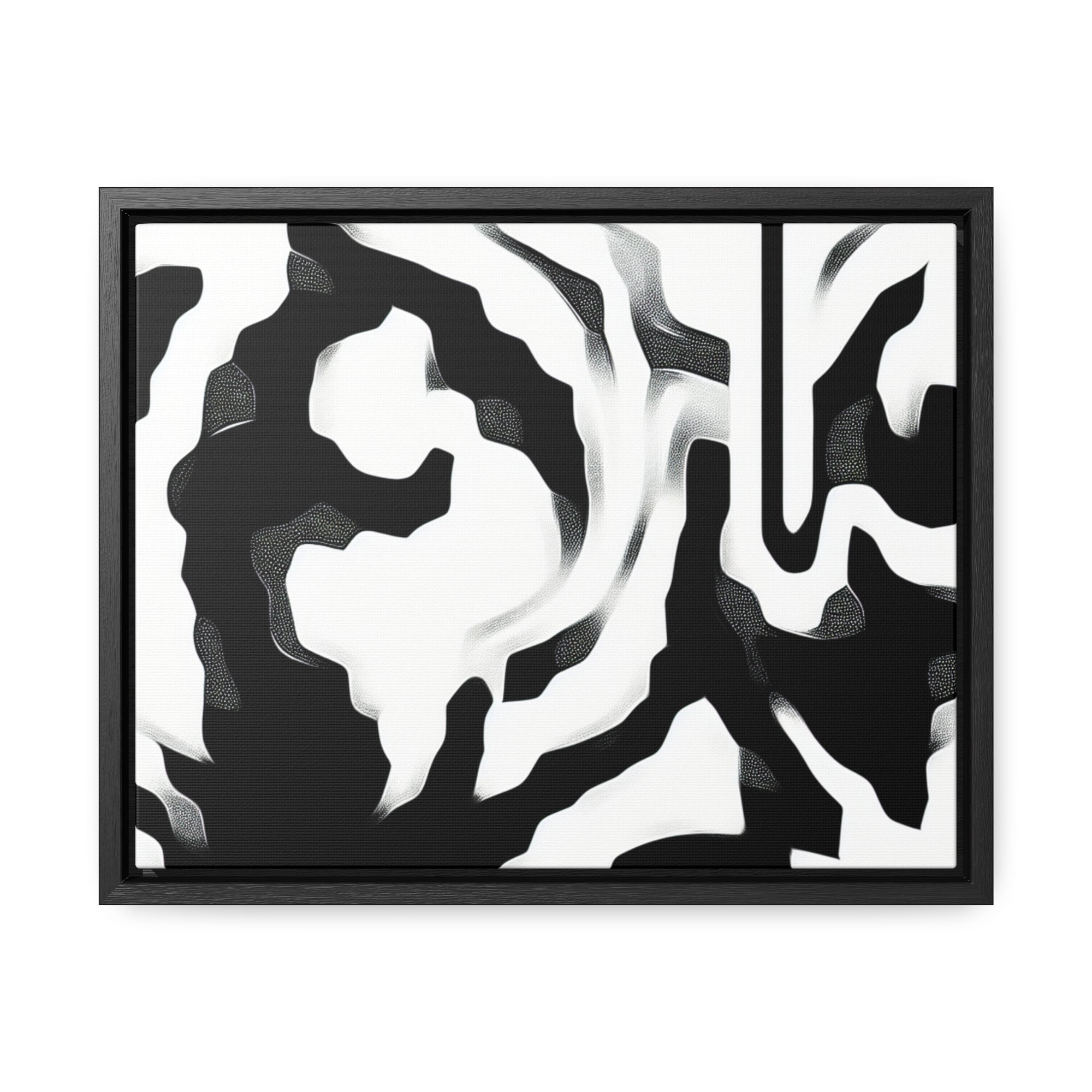 Whispers of Light and Shadow | Framed Canvas