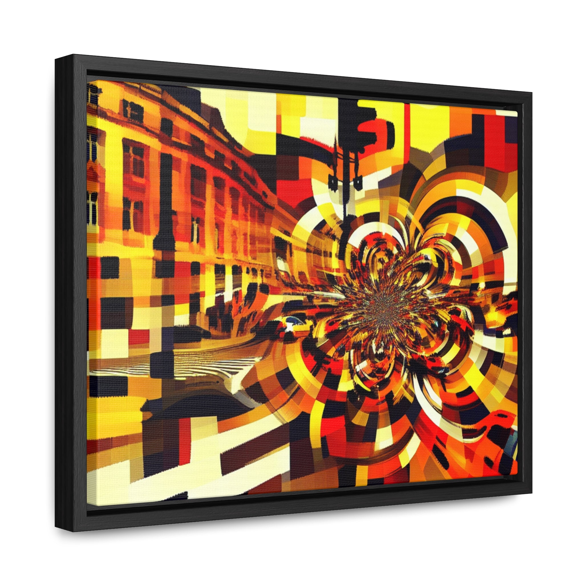 Urban Rhythm and Pulse | Framed Canvas