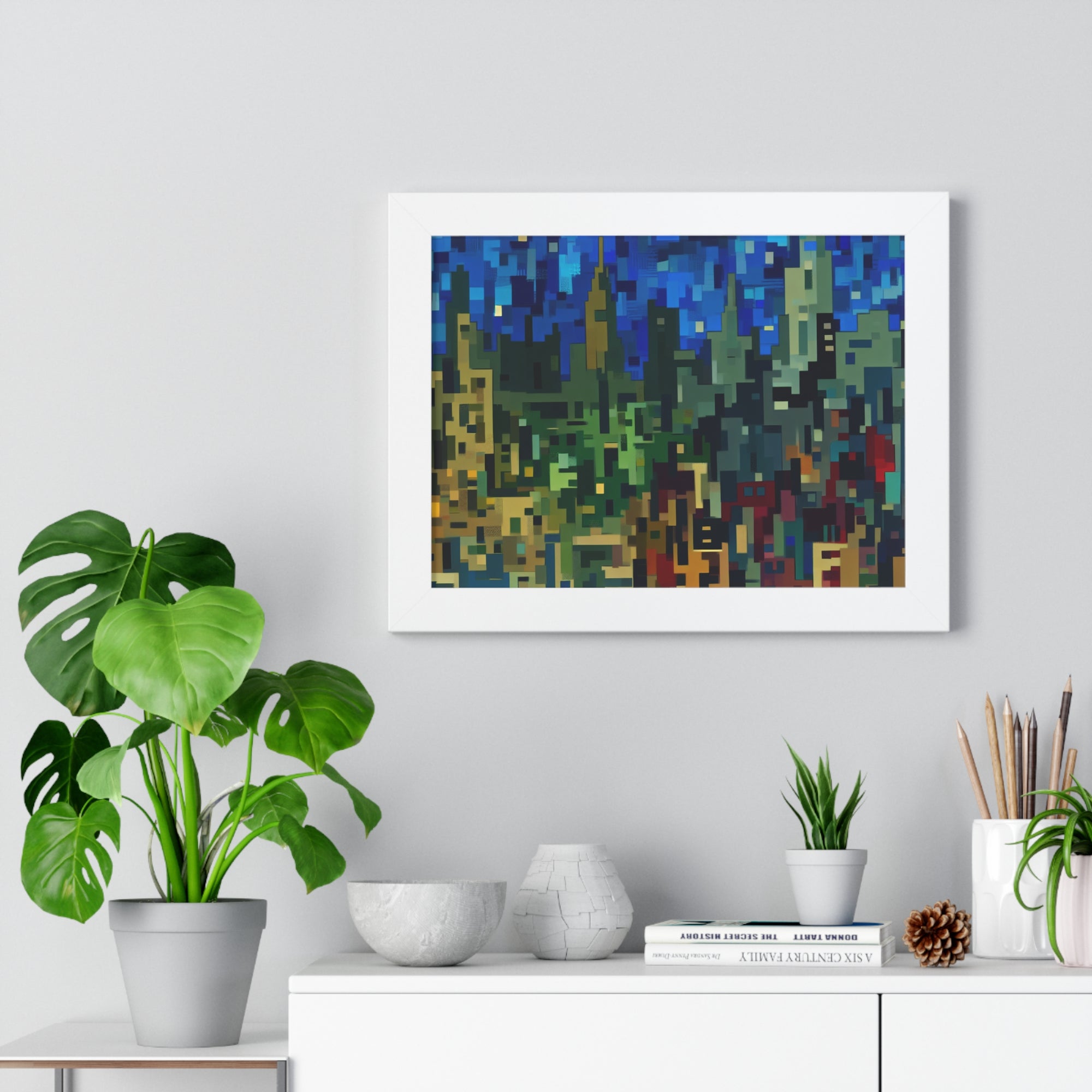 Metalline Urban Reverie | Framed Print