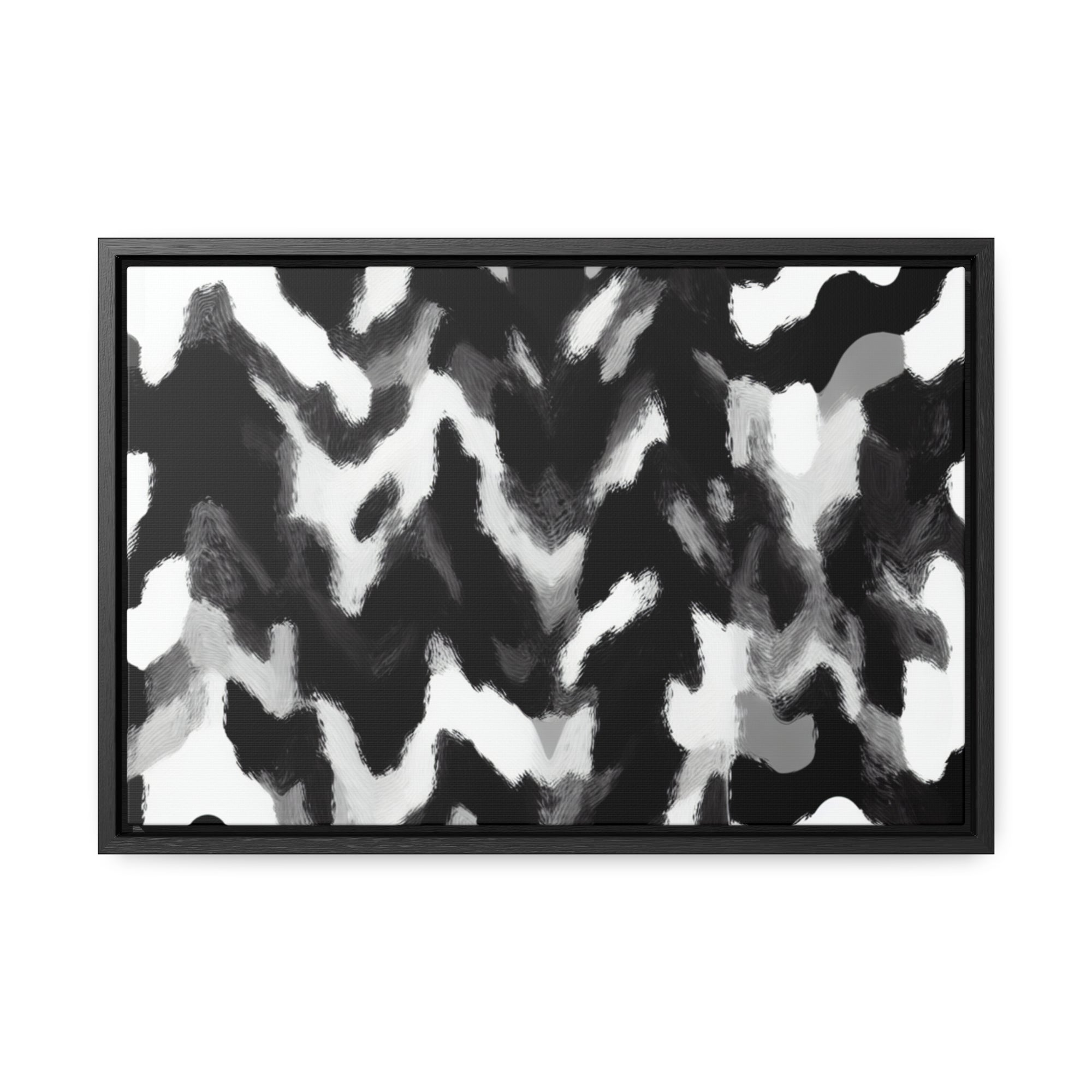 Rhythmic Duality | Framed Canvas