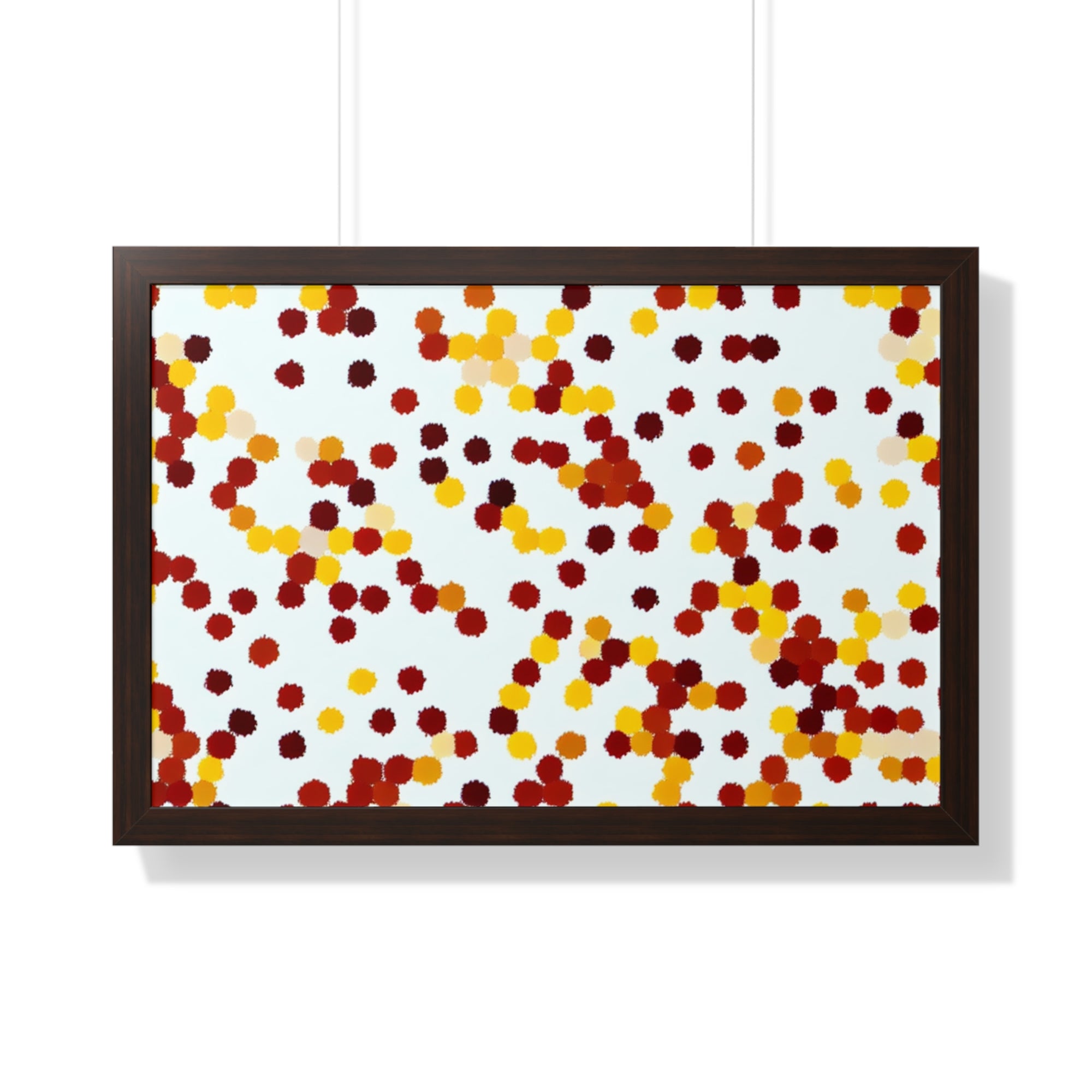 Ebullient Dots of Harmony | Framed Print