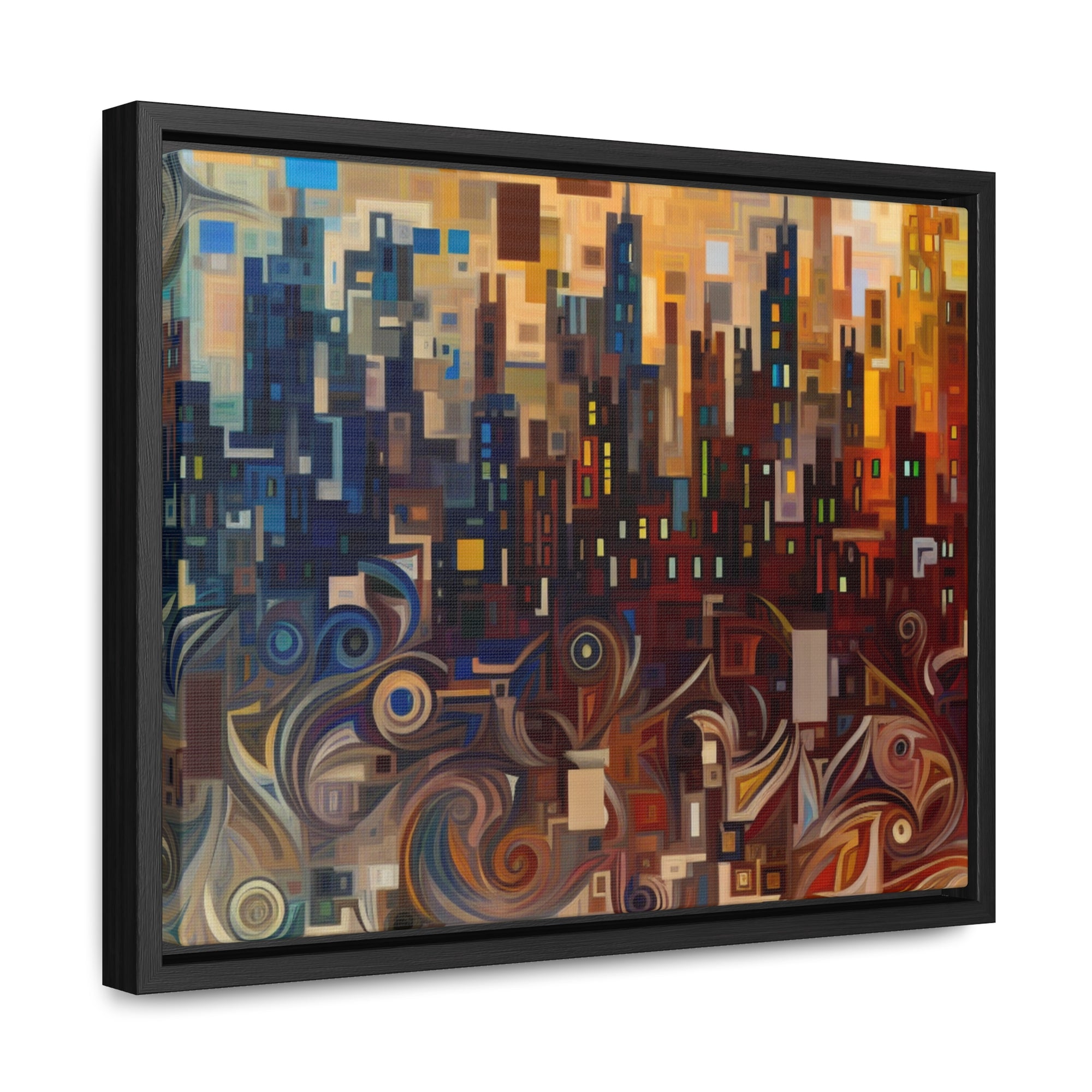 Metropolitan Rhythm | Framed Canvas