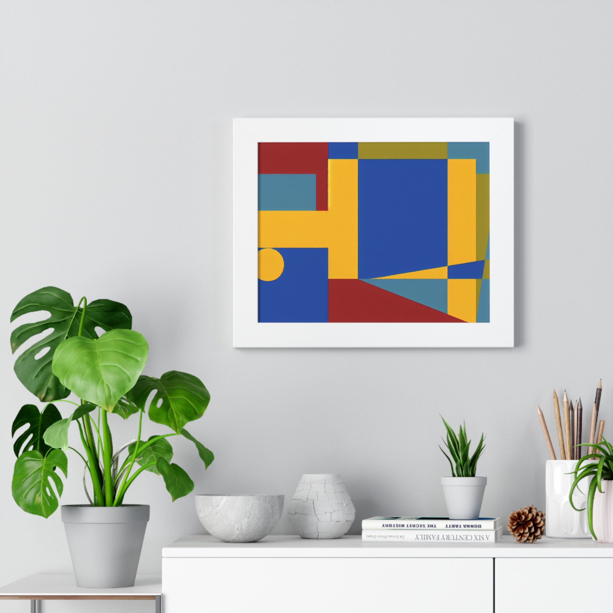 Chromatic Harmony and Motion | Framed Print