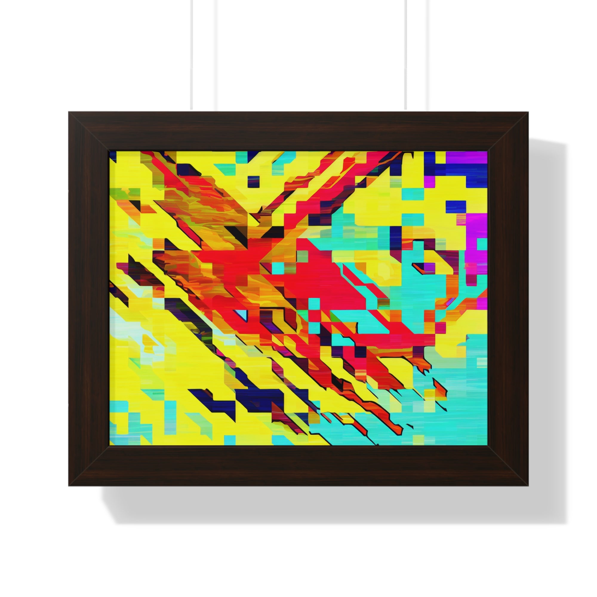 Euphoria in Pixels | Framed Print