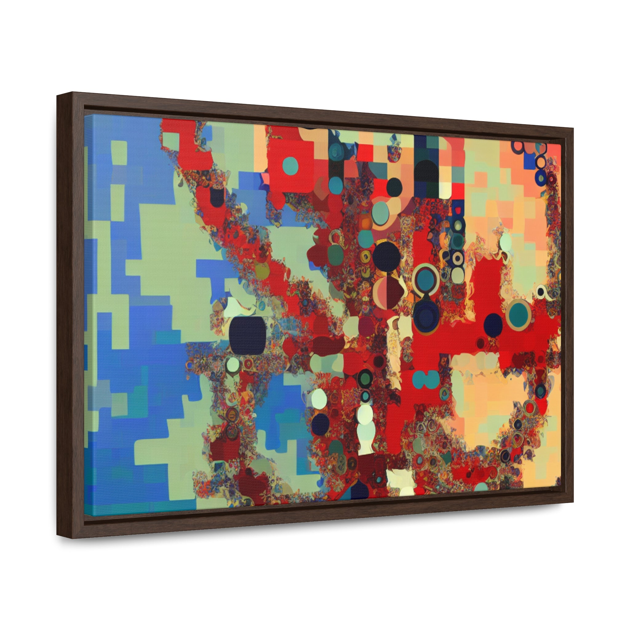 Whirls of Freedom | Framed Canvas