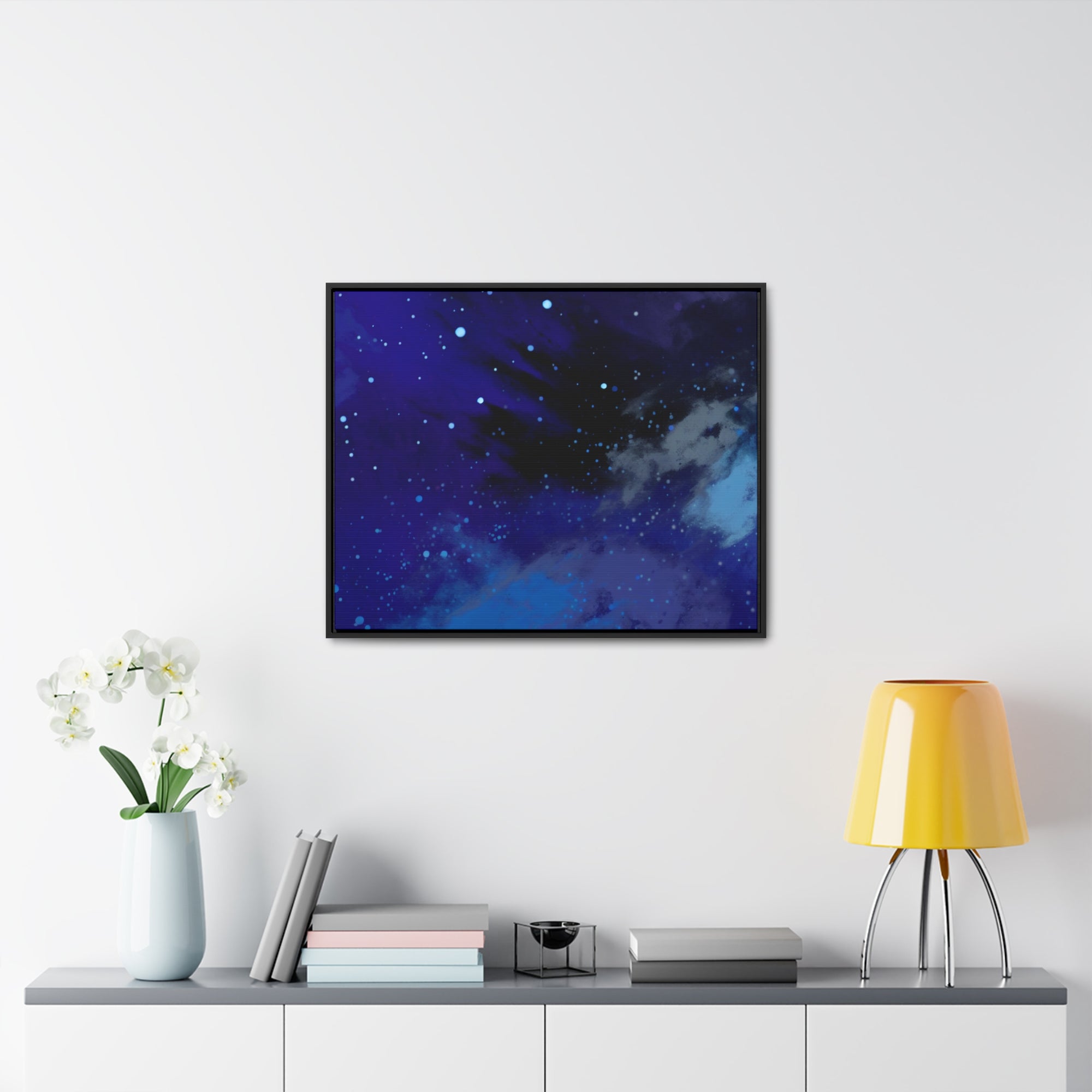 Ethereal Celestial Whirlwind | Framed Canvas