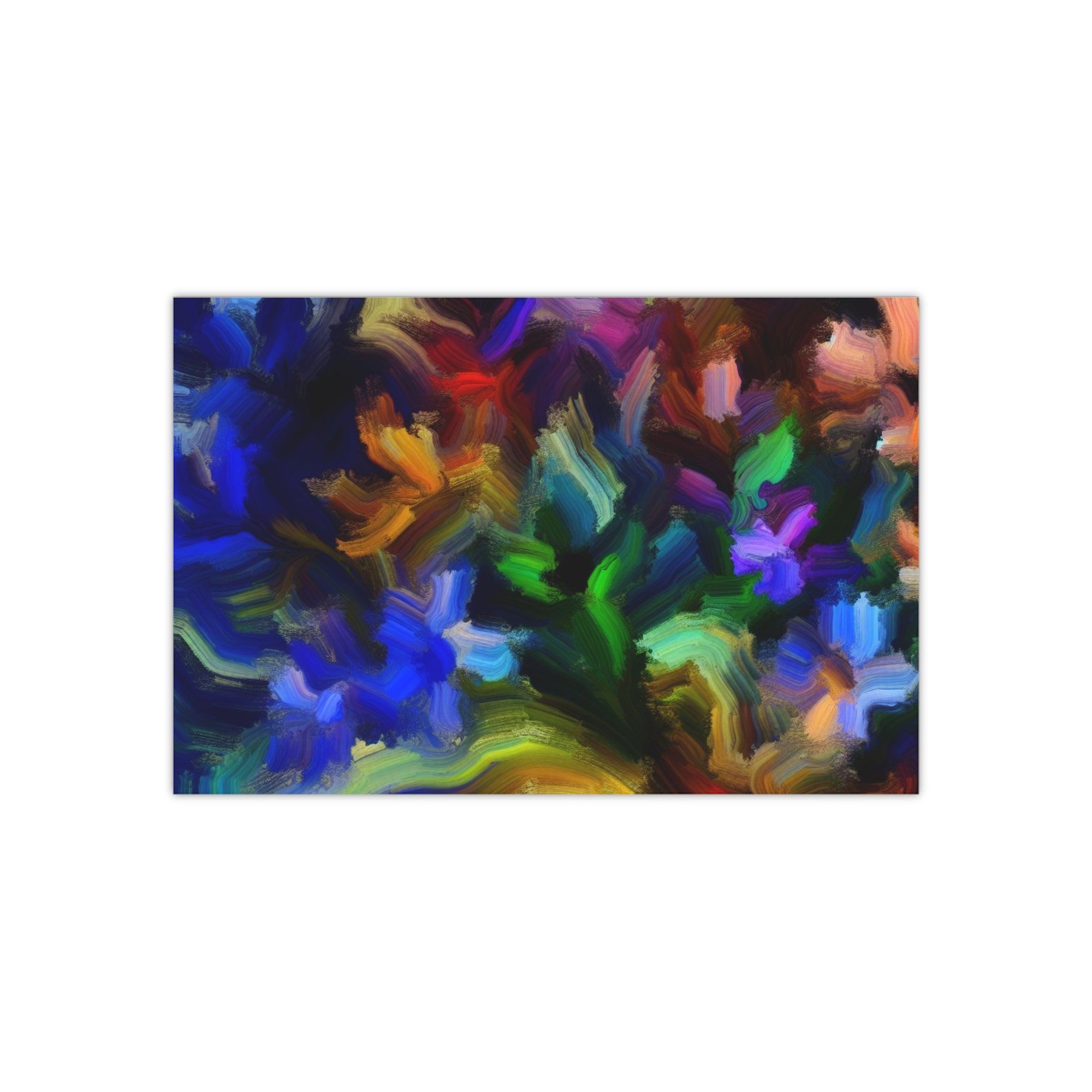 Vibrant Whispers of Flora | Satin Print