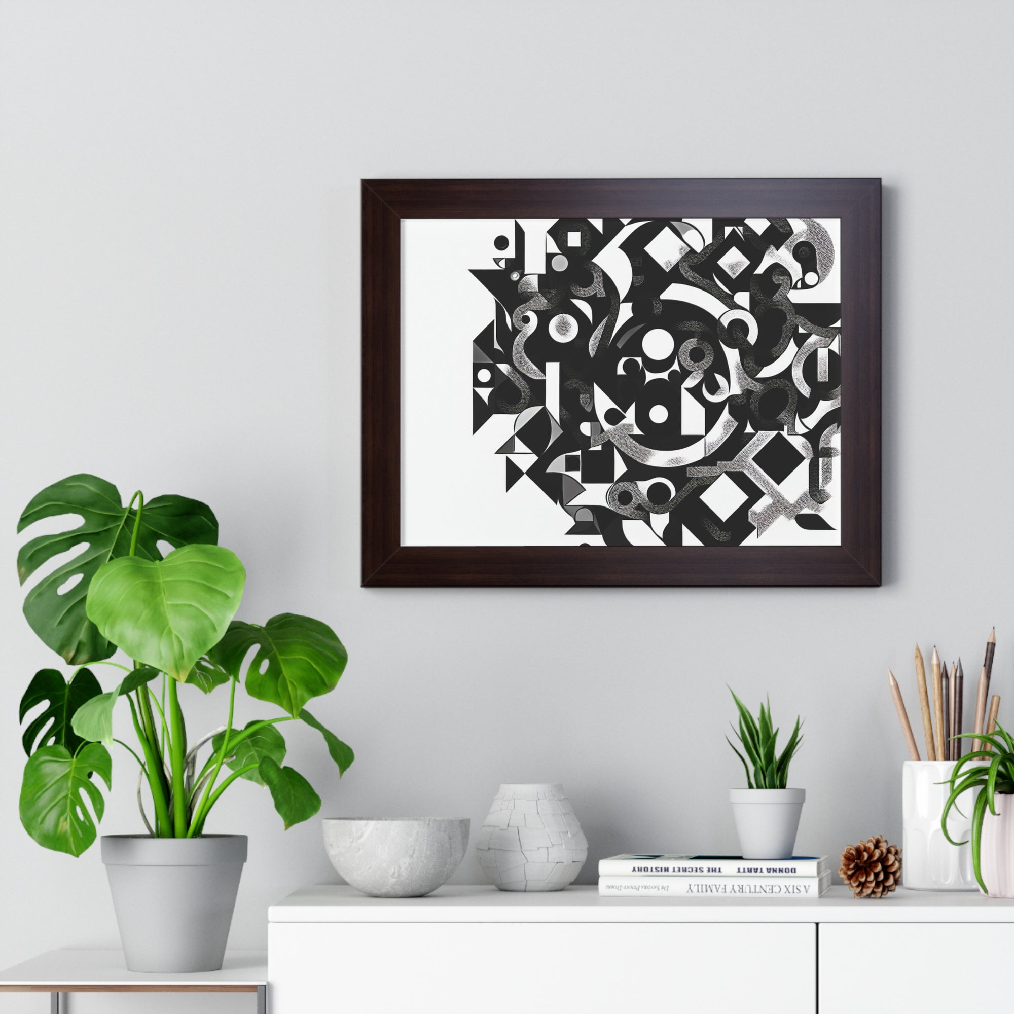 Eclipse of Contrast | Framed Print