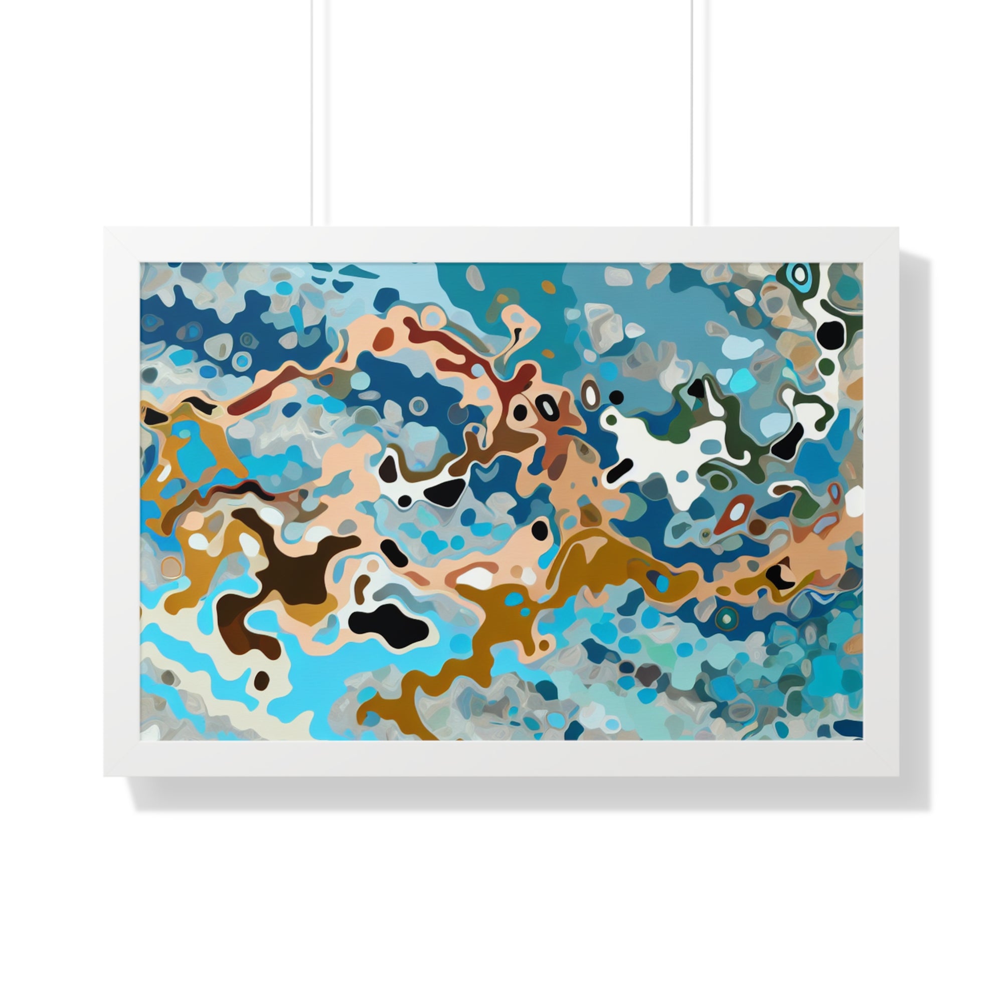 Tidal Whispers and Sands | Framed Print