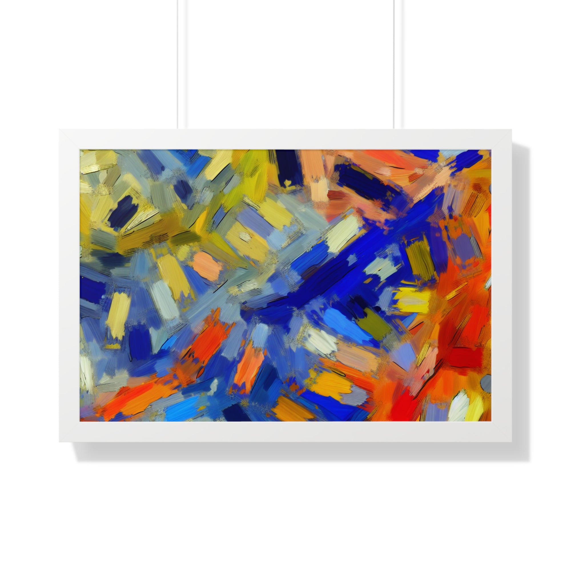 Chromatic Dance of Emotion | Framed Print