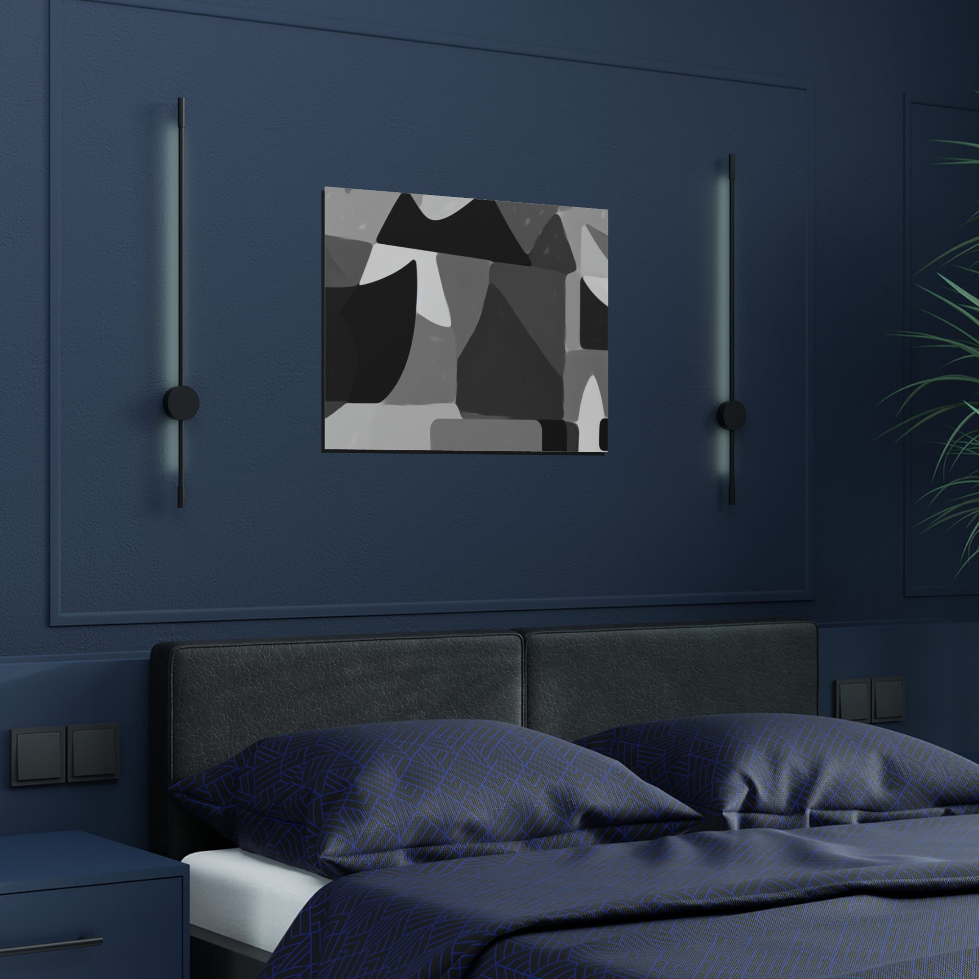 Shadows and Silhouettes | Satin Print