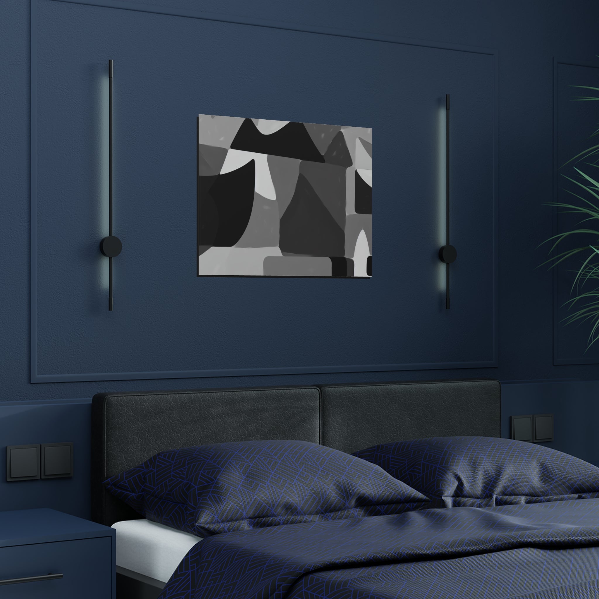 Shadows and Silhouettes | Satin Print