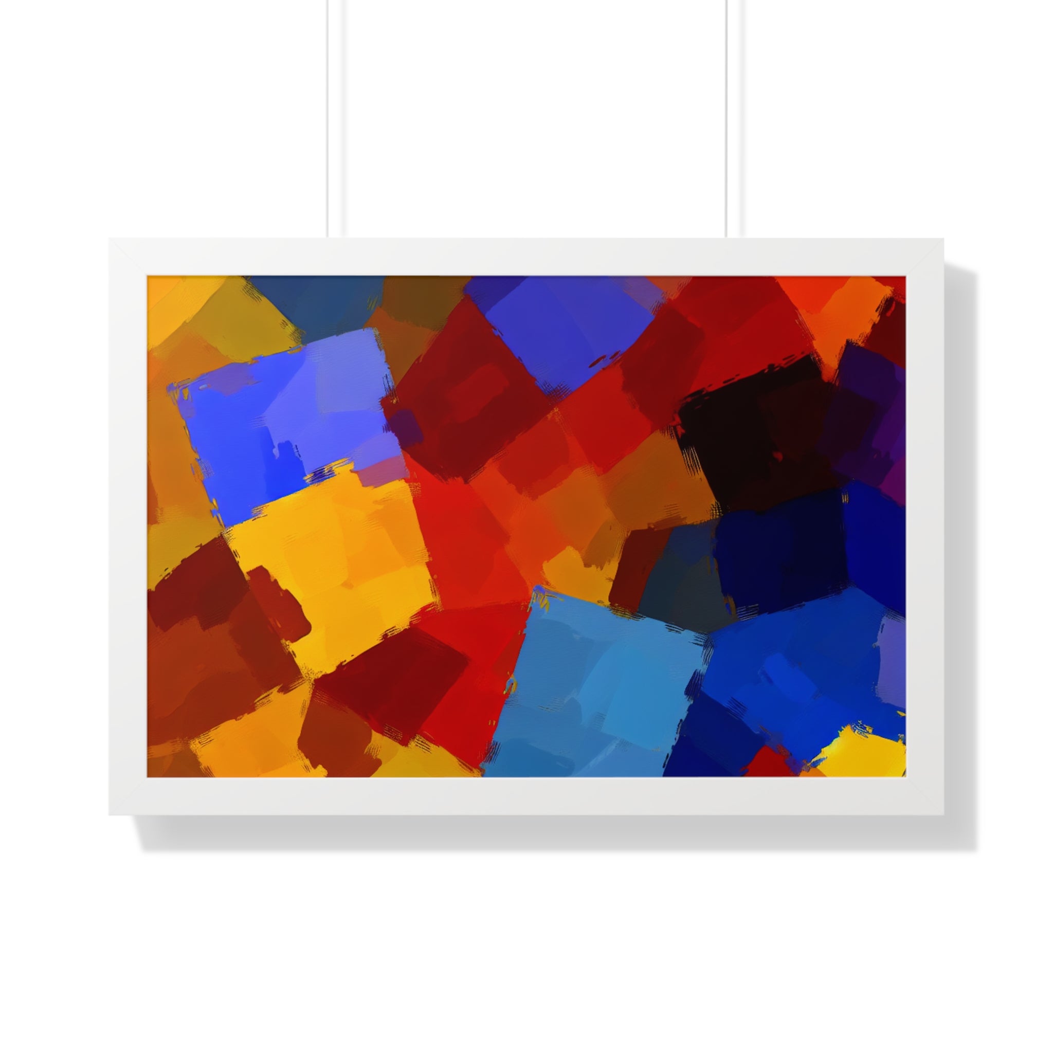 Prismatic Whirl and Flow | Framed Print