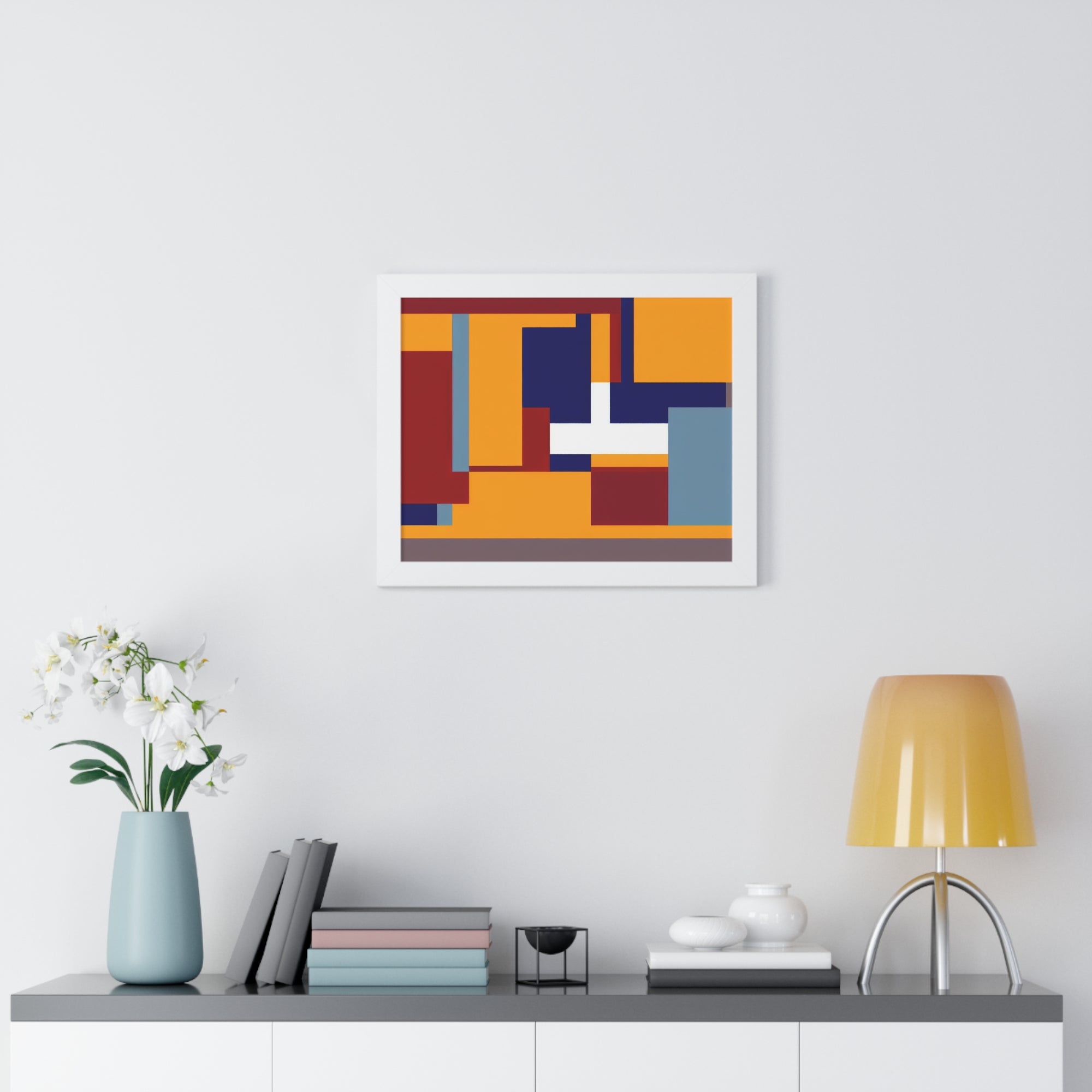 Harmony in Geometry | Framed Print