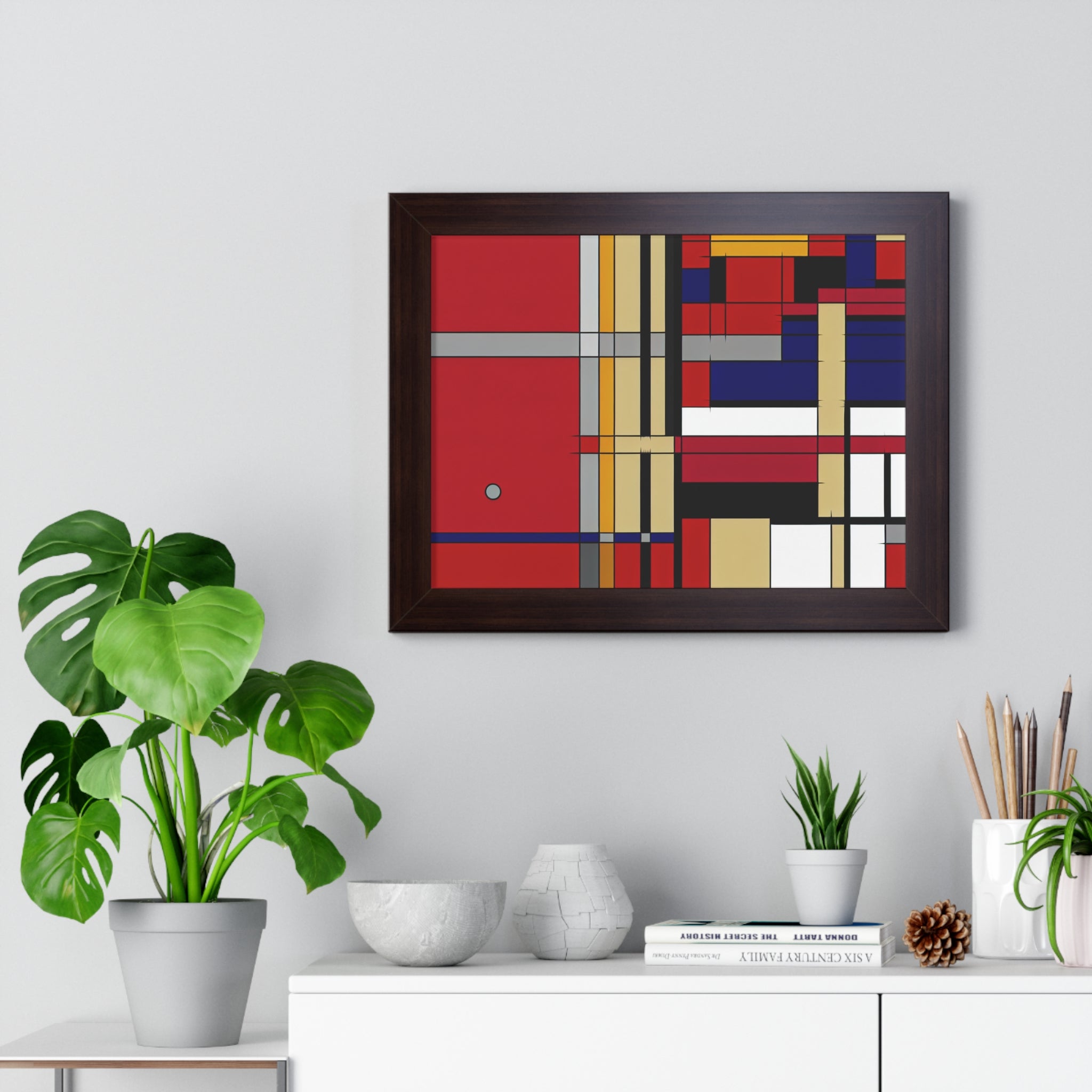 Dynamic Harmony of Shapes | Framed Print