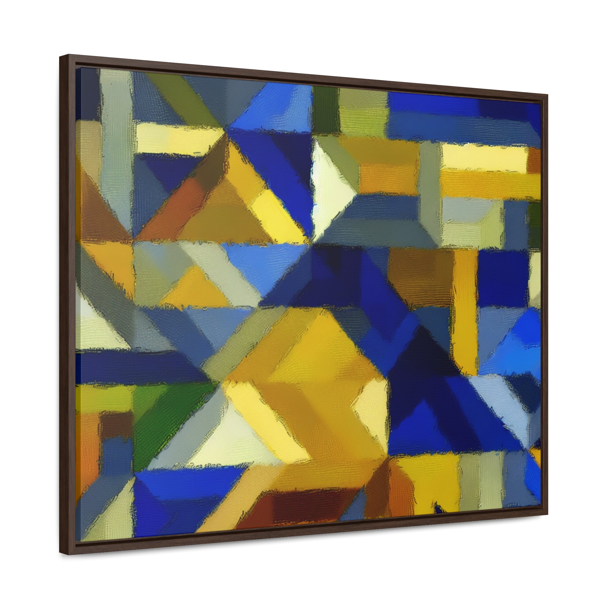 Fractured Vibrance and Motion | Framed Canvas