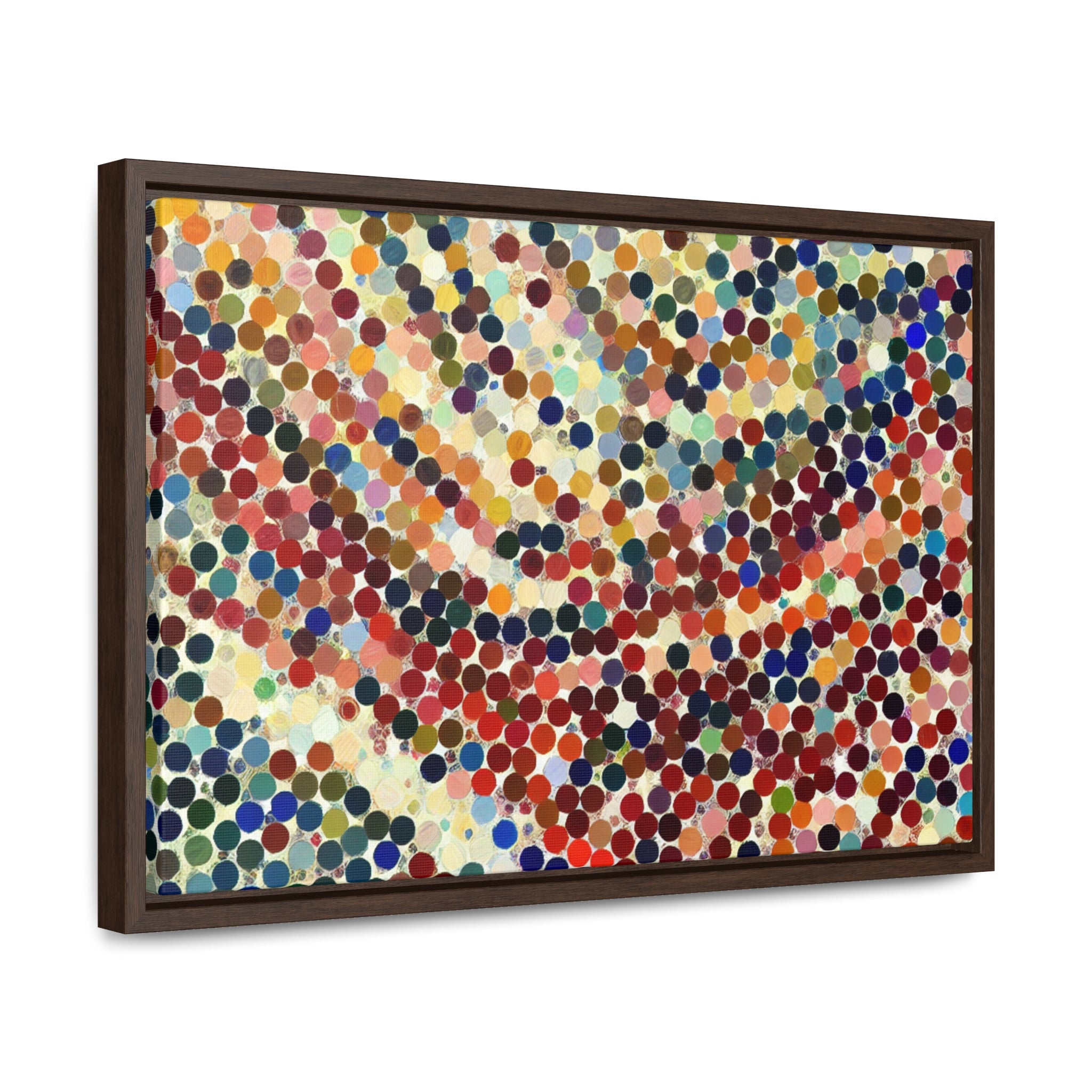 Waves of Colorful Whispers | Framed Canvas