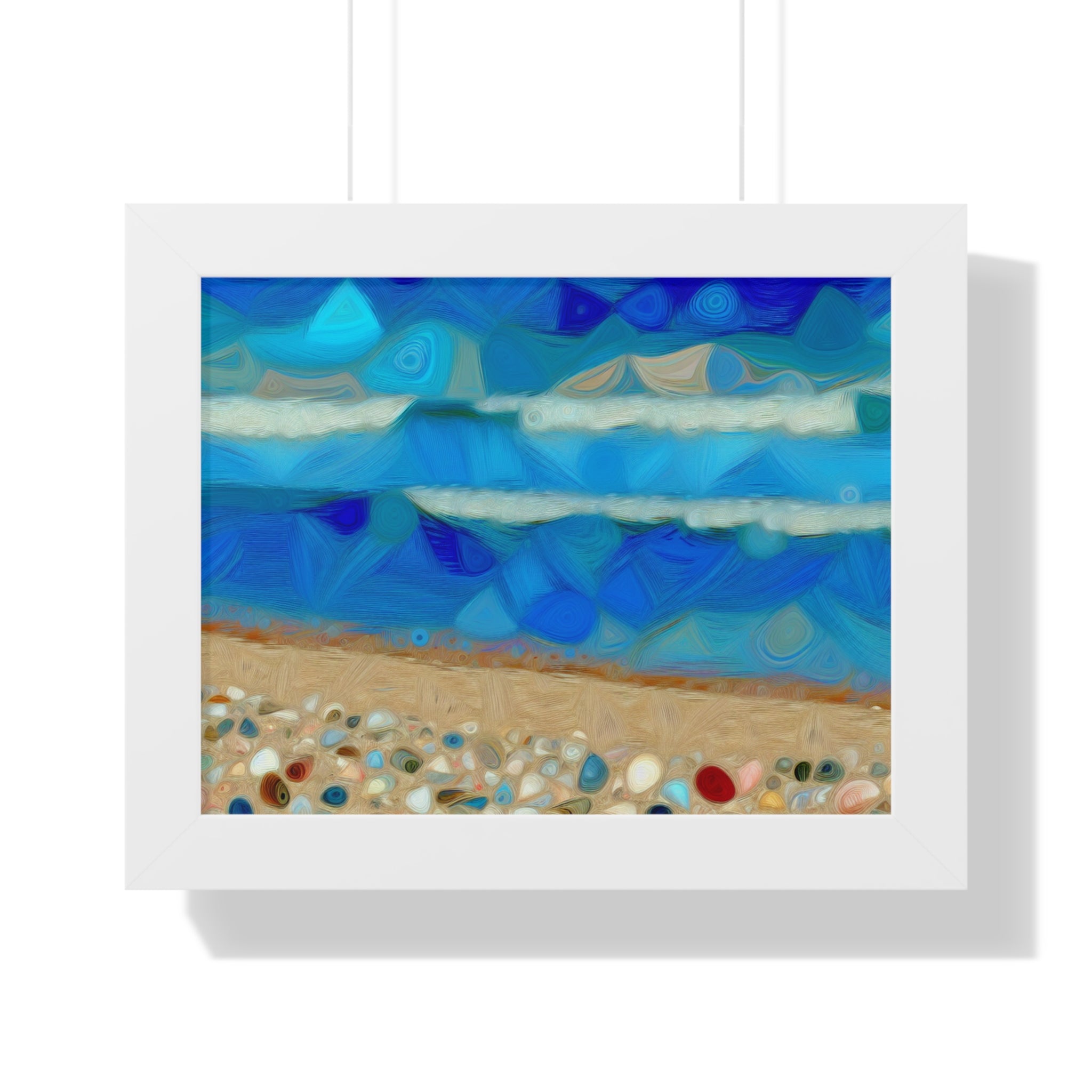 Whispers of Tidal Serenity | Framed Print