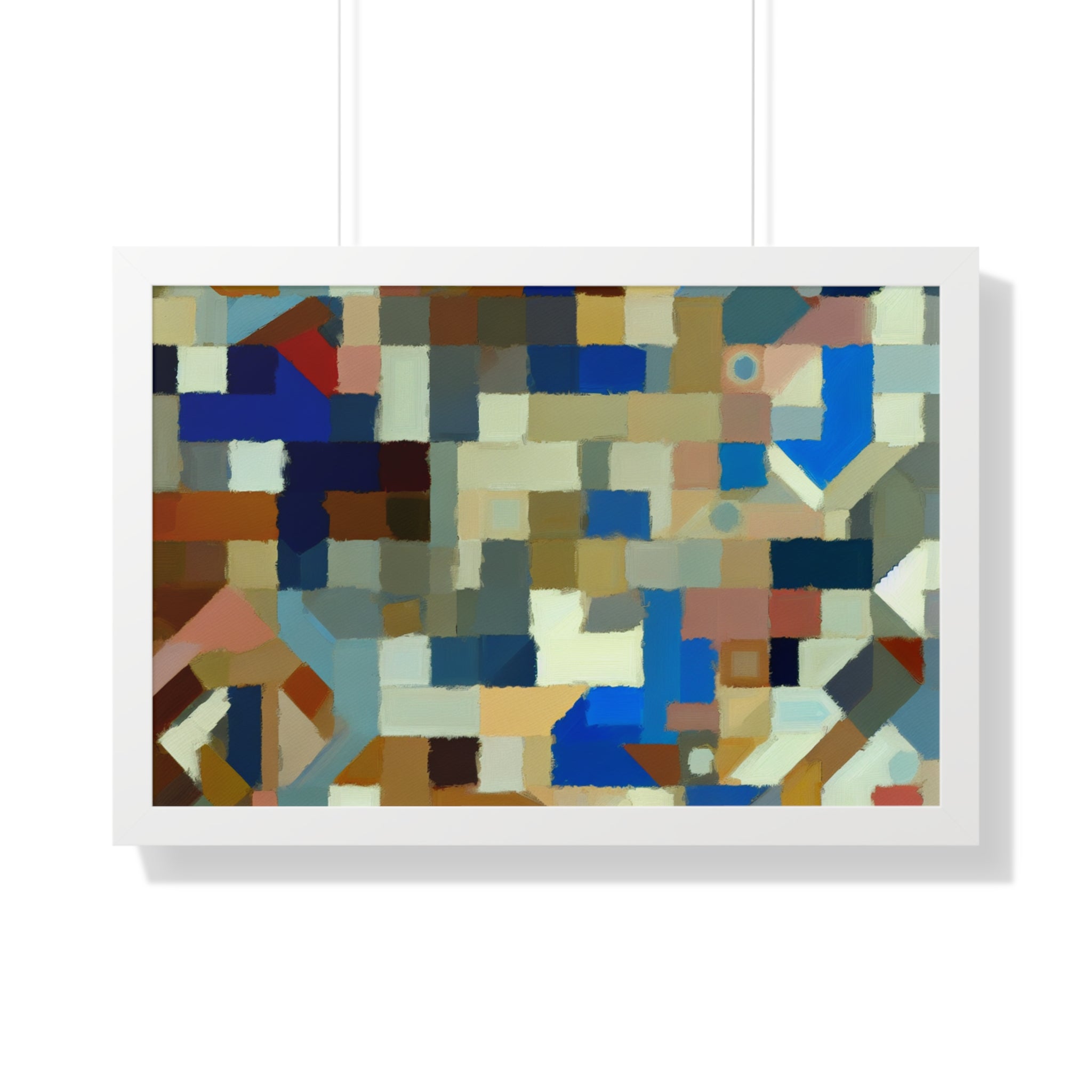 Fractured Symphony of Color | Framed Print