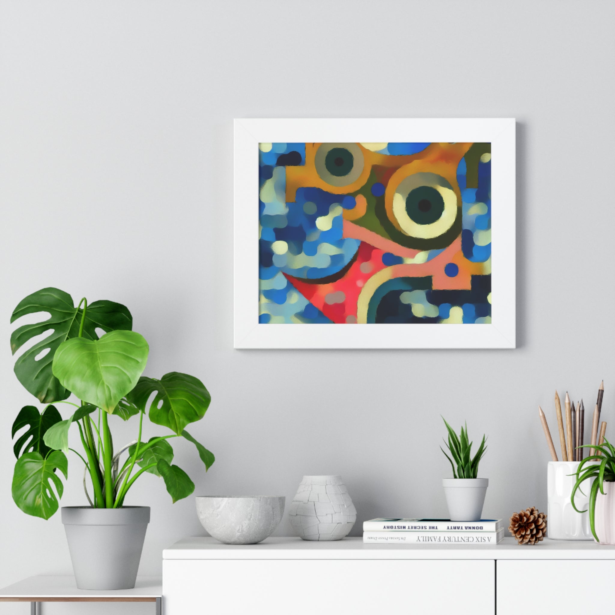 Oceanic Whispers and Kaleidoscope Dreams | Framed Print