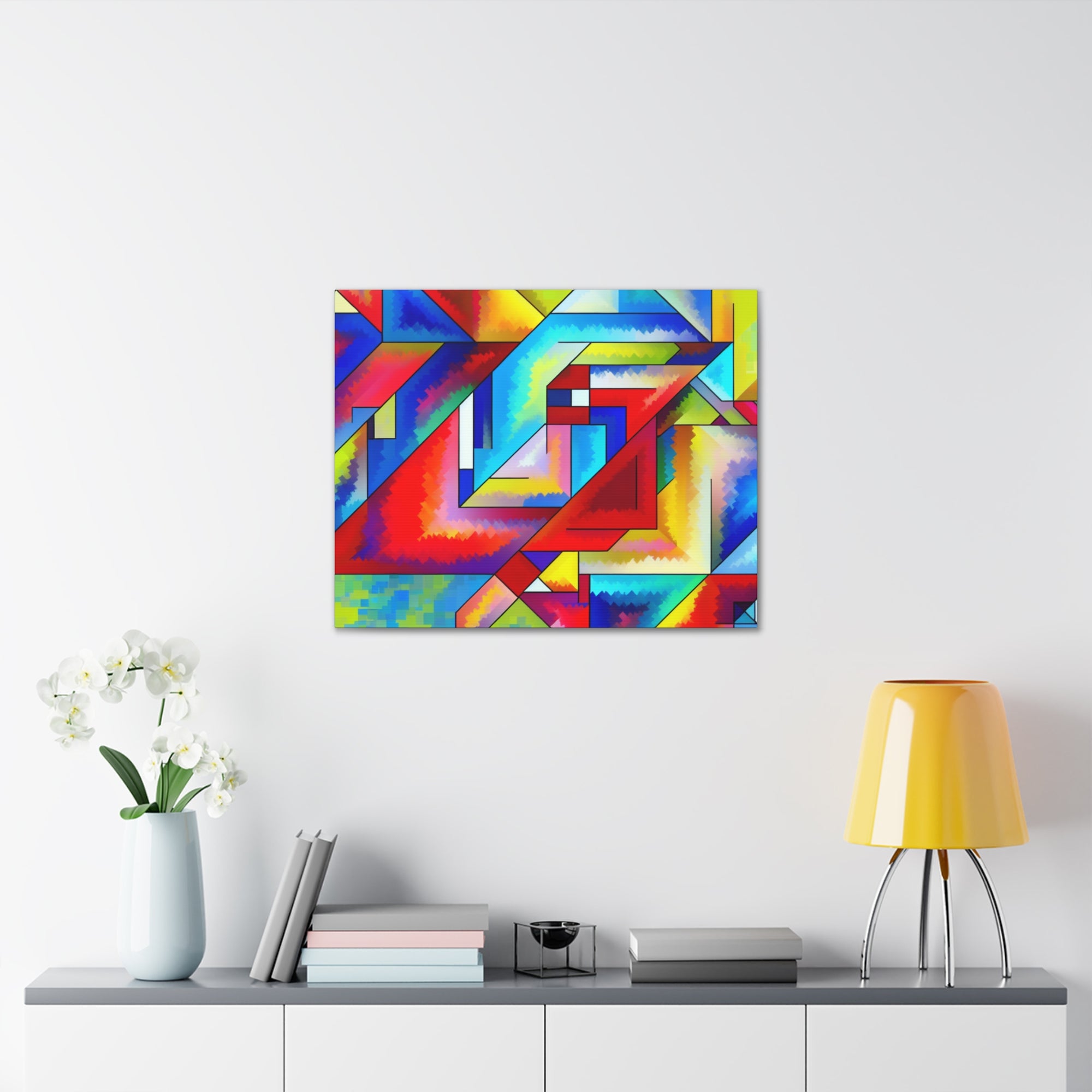 Energetic Harmony in Shapes | Canvas