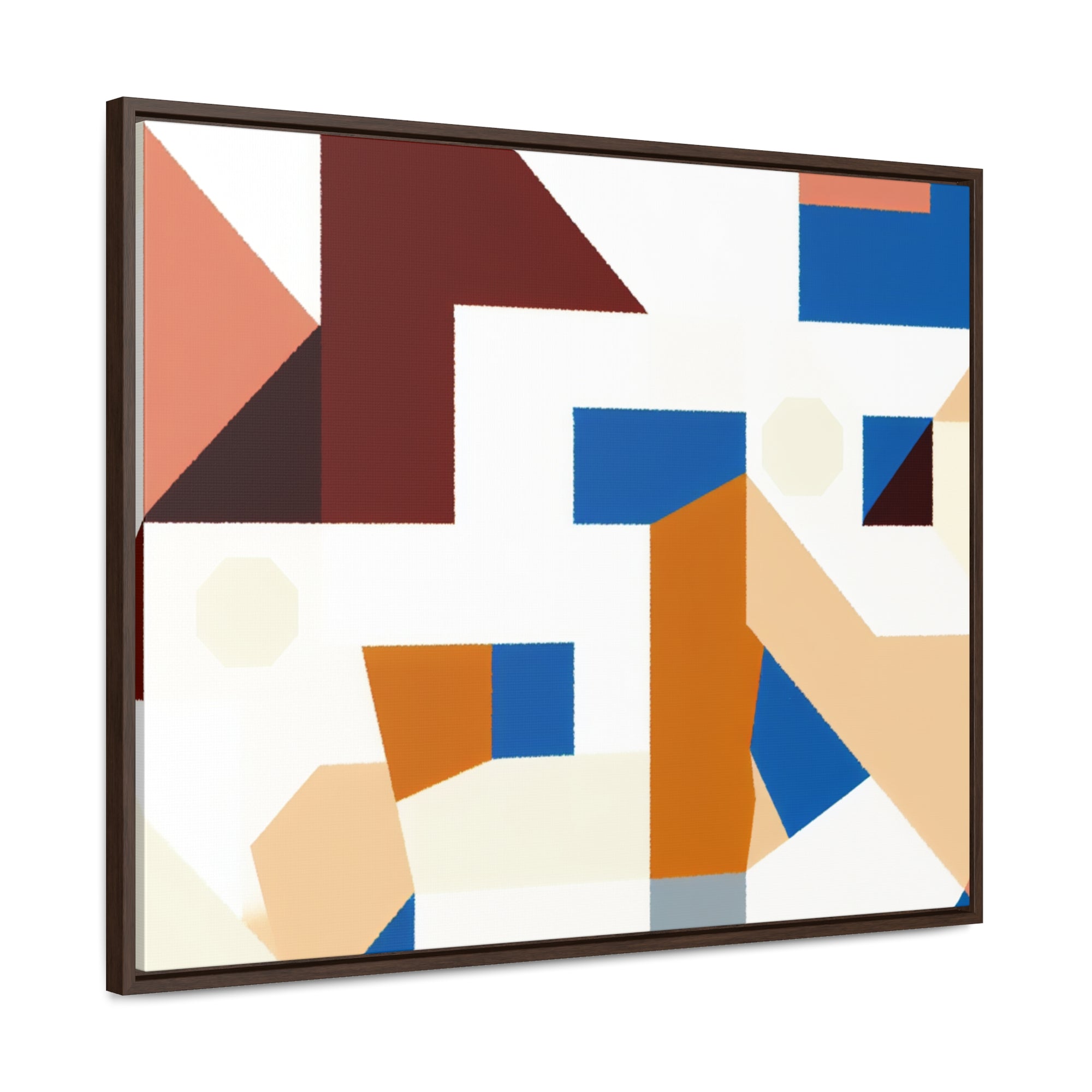 Rhythmic Fragments of Color | Framed Canvas