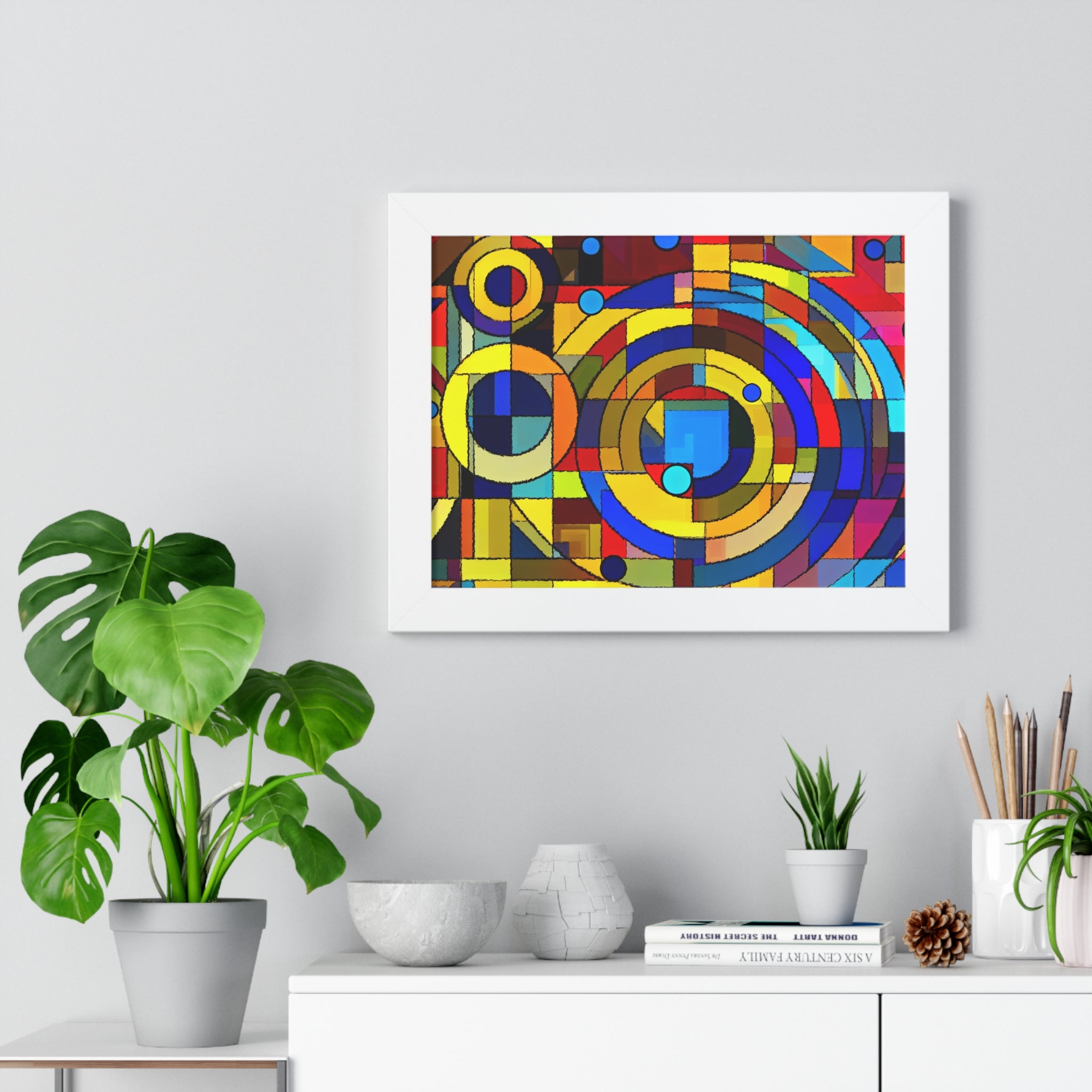 Dynamic Chaos and Harmony | Framed Print