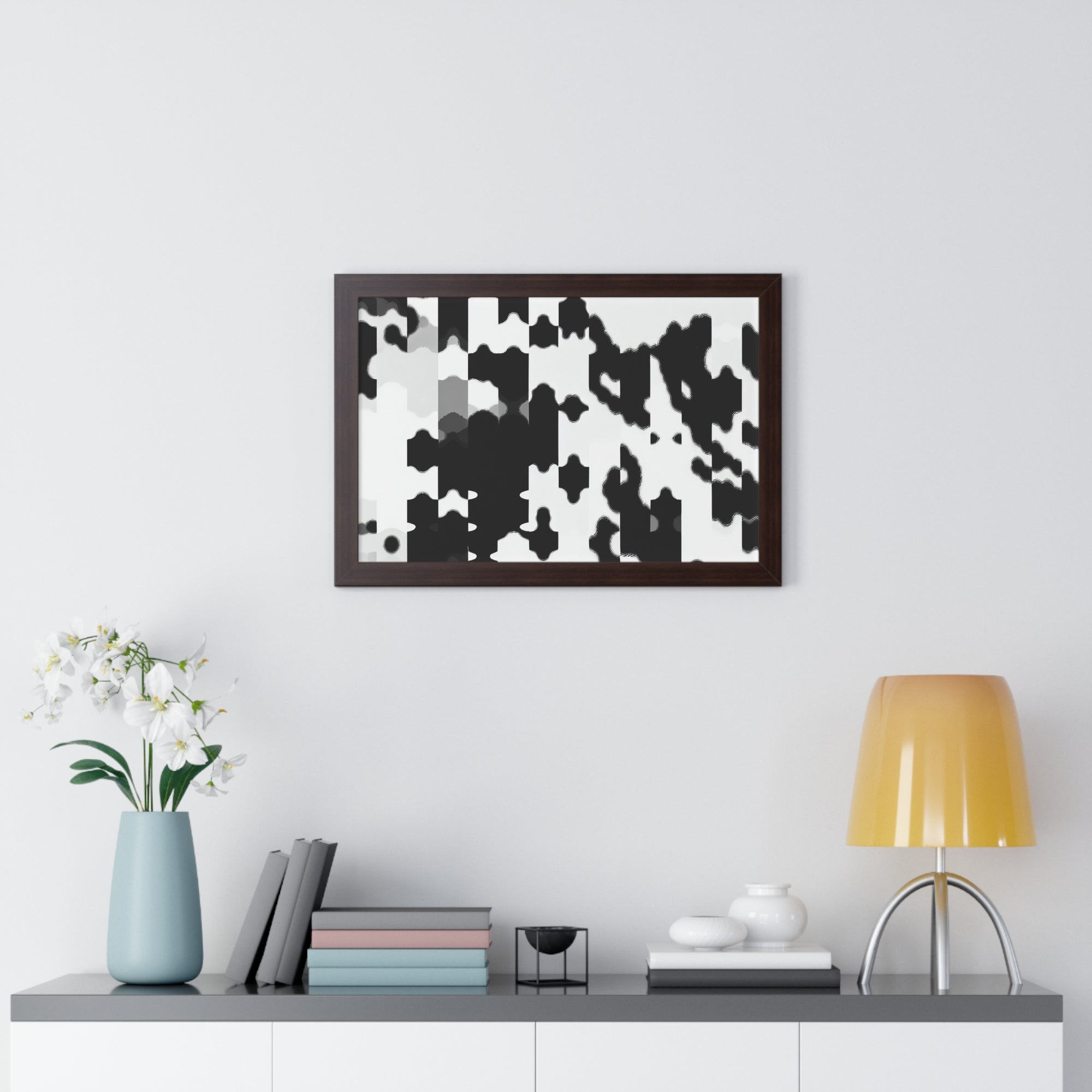 Tension in Monochrome | Framed Print