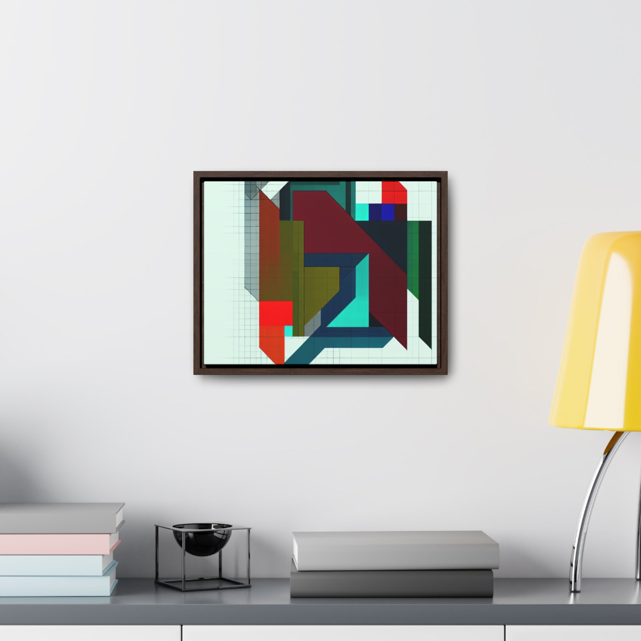 Fractured Harmony and Motion | Framed Canvas