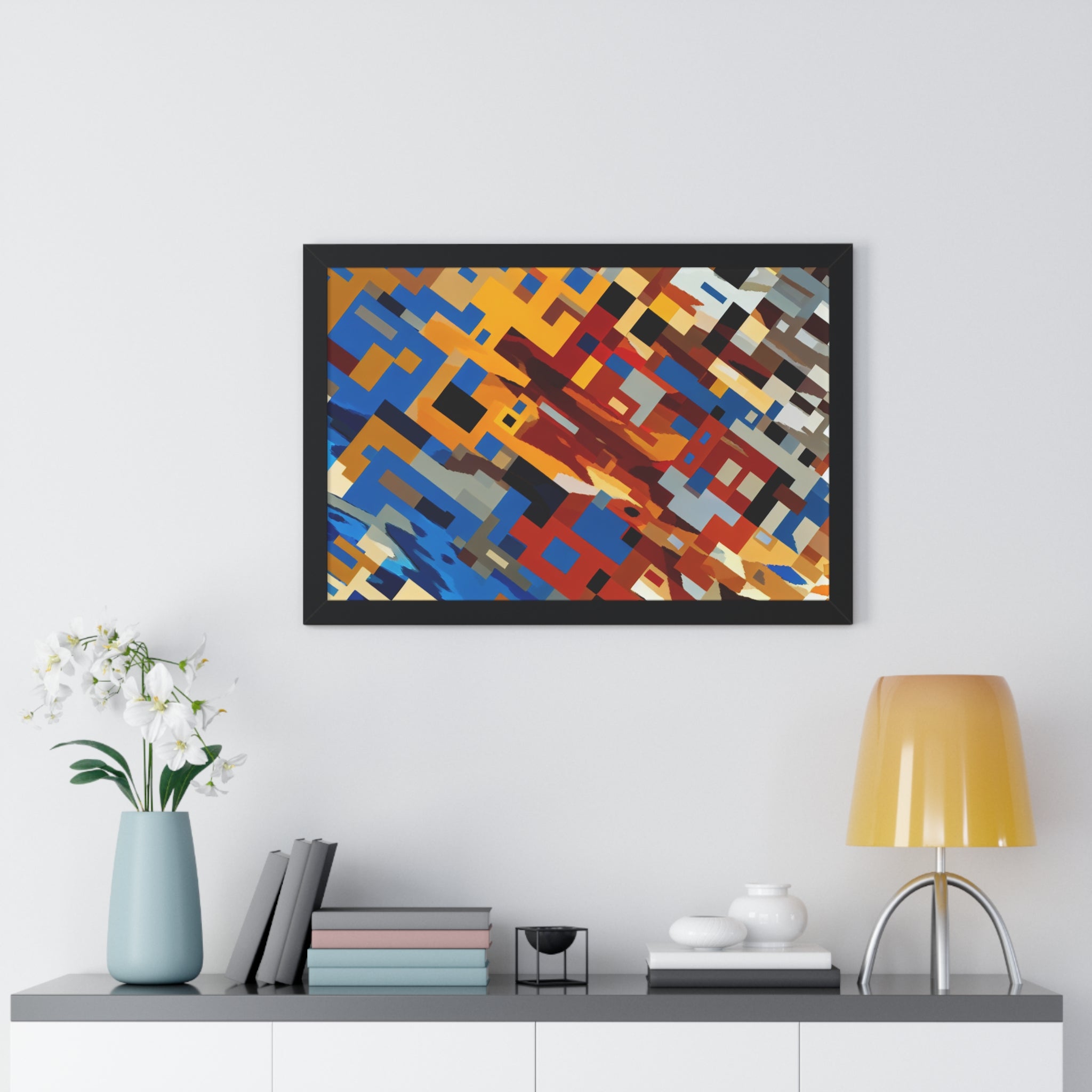 Urban Pulse and Shadows | Framed Print