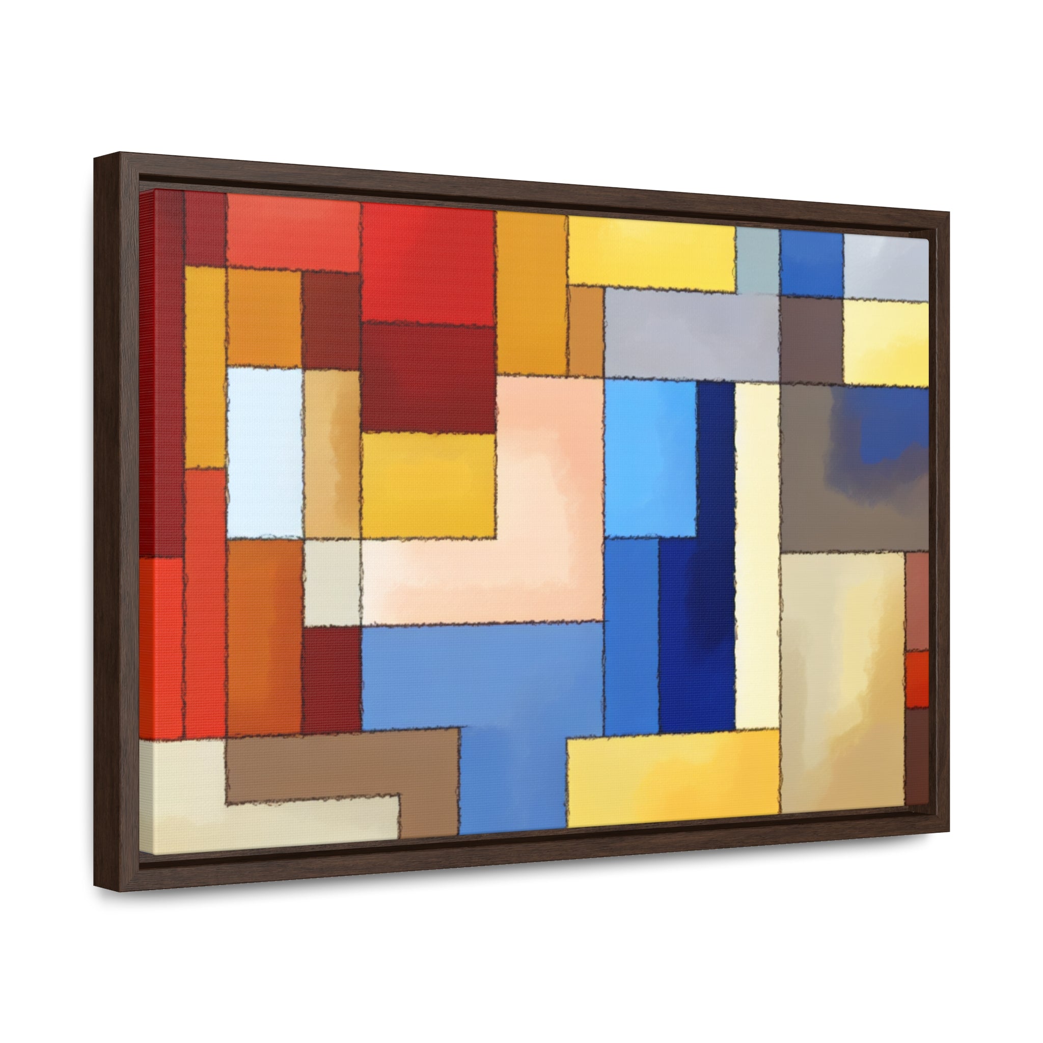 Fragmented Resonance | Framed Canvas