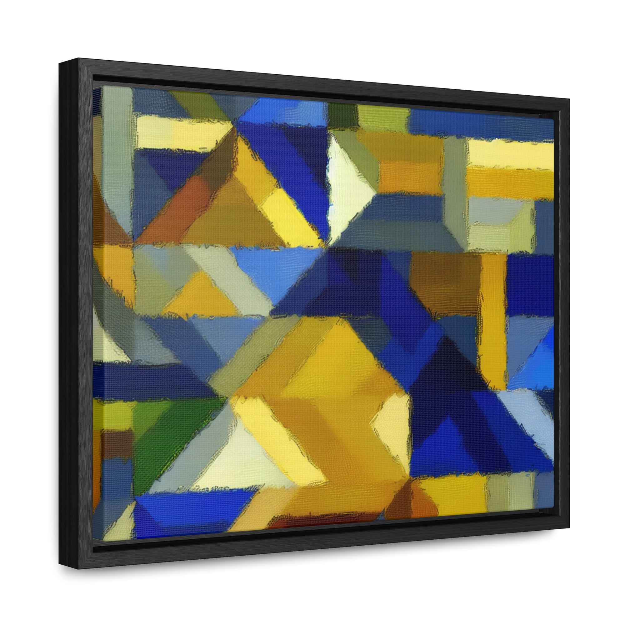 Fractured Vibrance and Motion | Framed Canvas