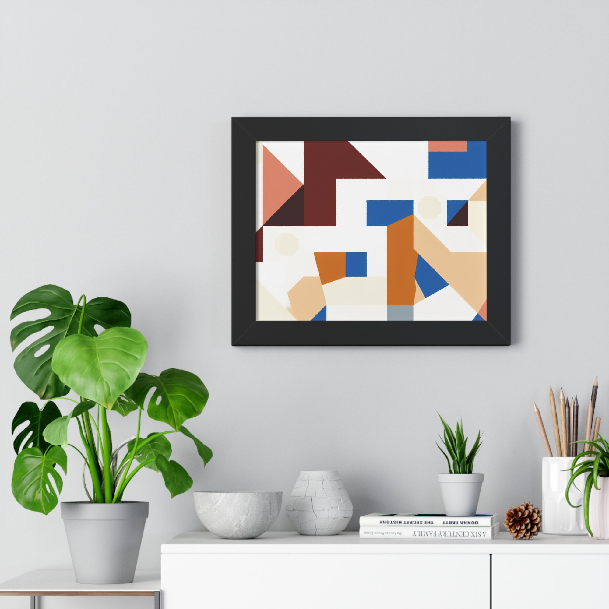 Rhythmic Fragments of Color | Framed Print