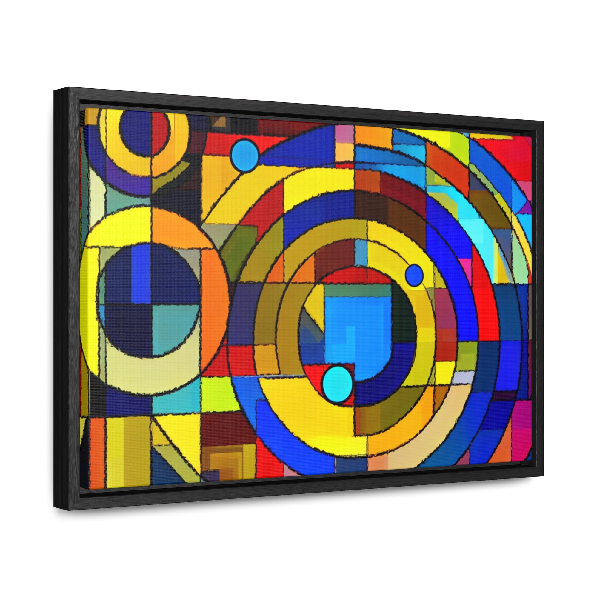 Dynamic Chaos and Harmony | Framed Canvas