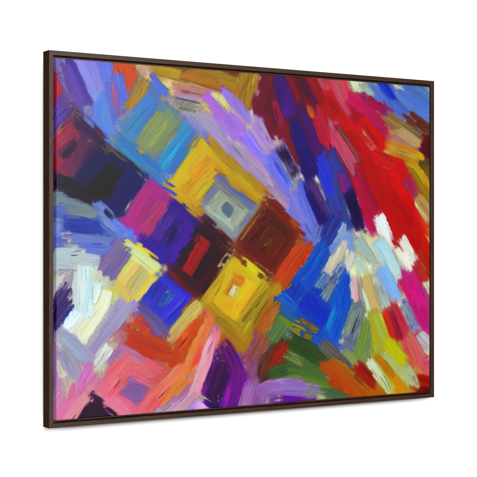 Chromatic Serenade | Framed Canvas