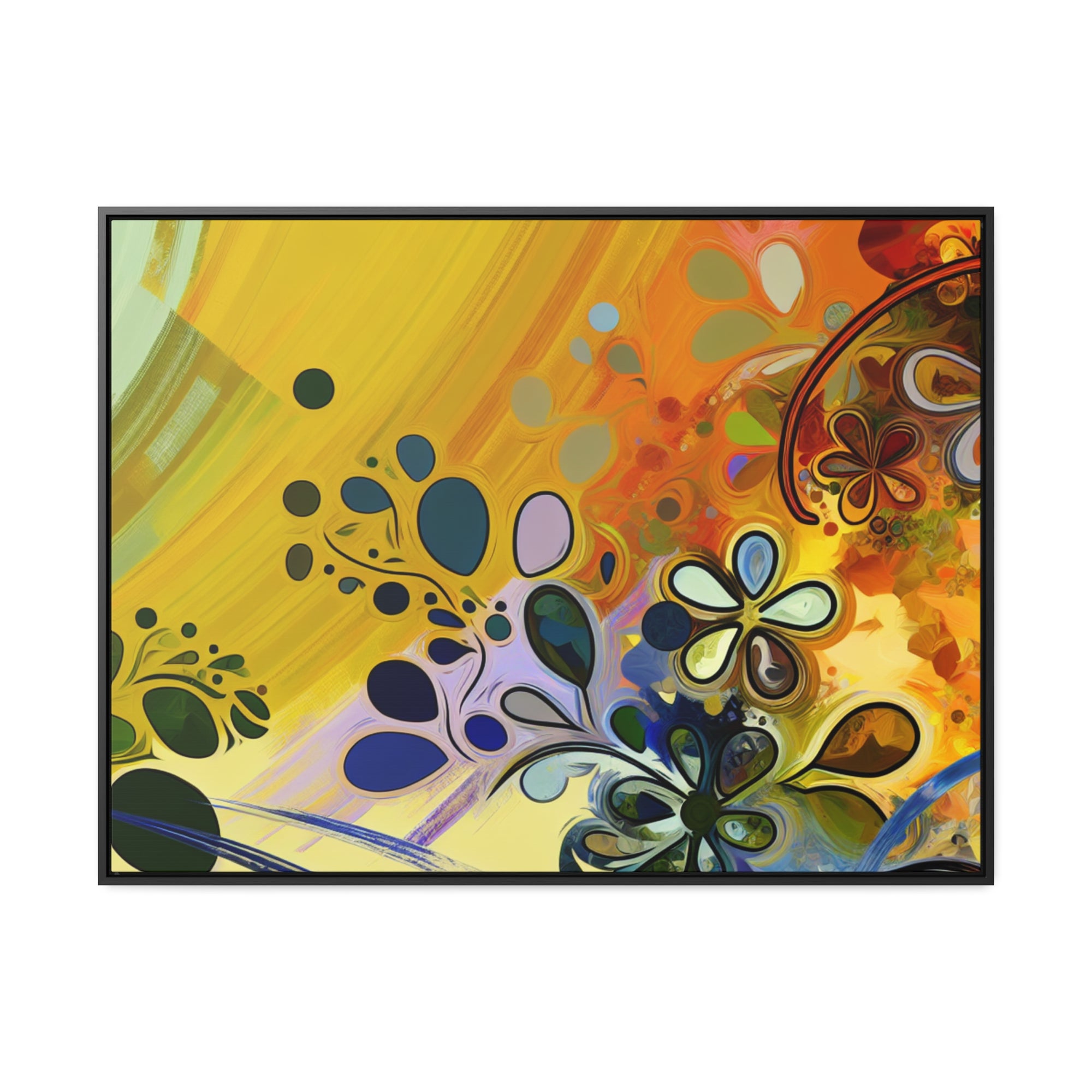 Whimsy in Bloom | Framed Canvas