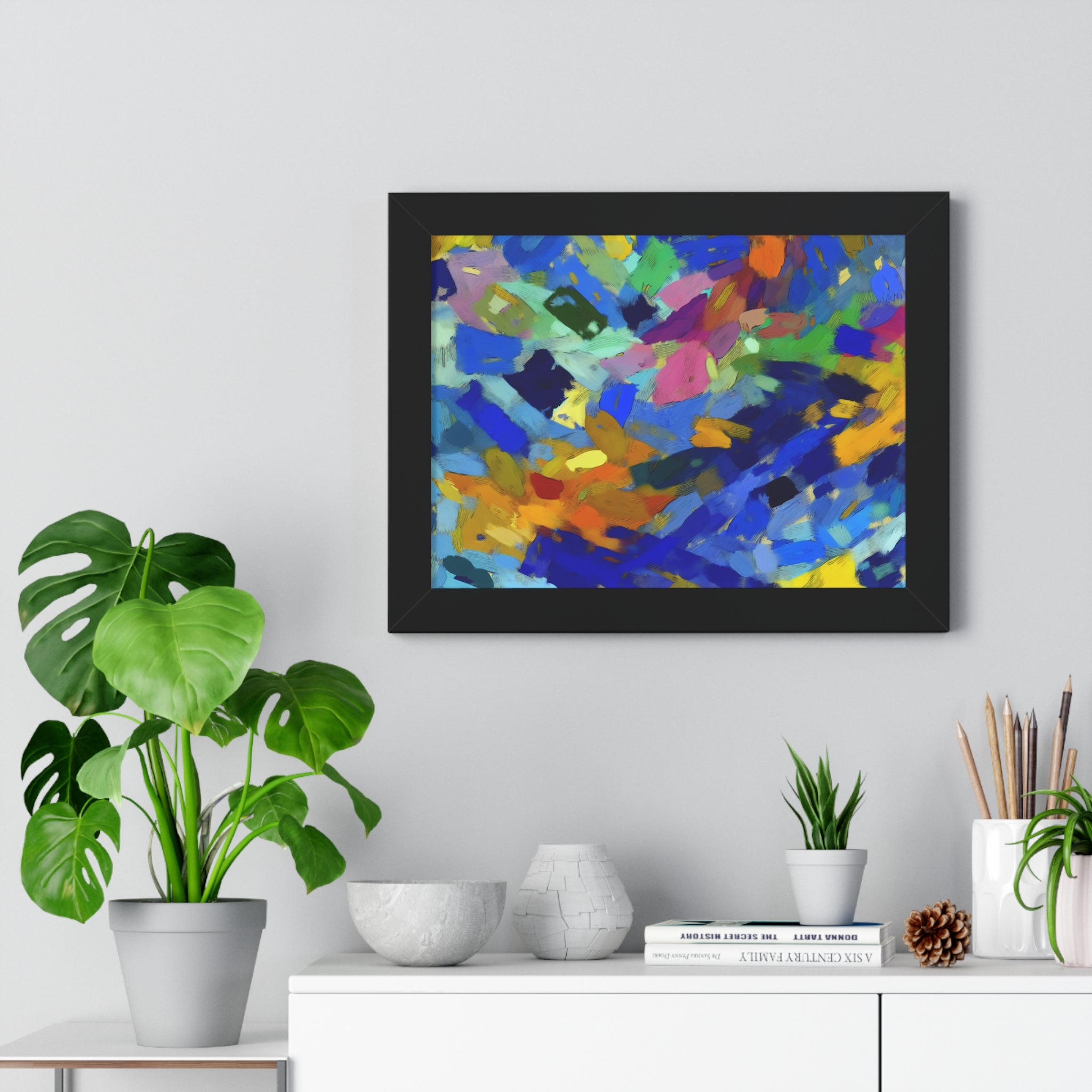 Elysian Whirl and Drift | Framed Print