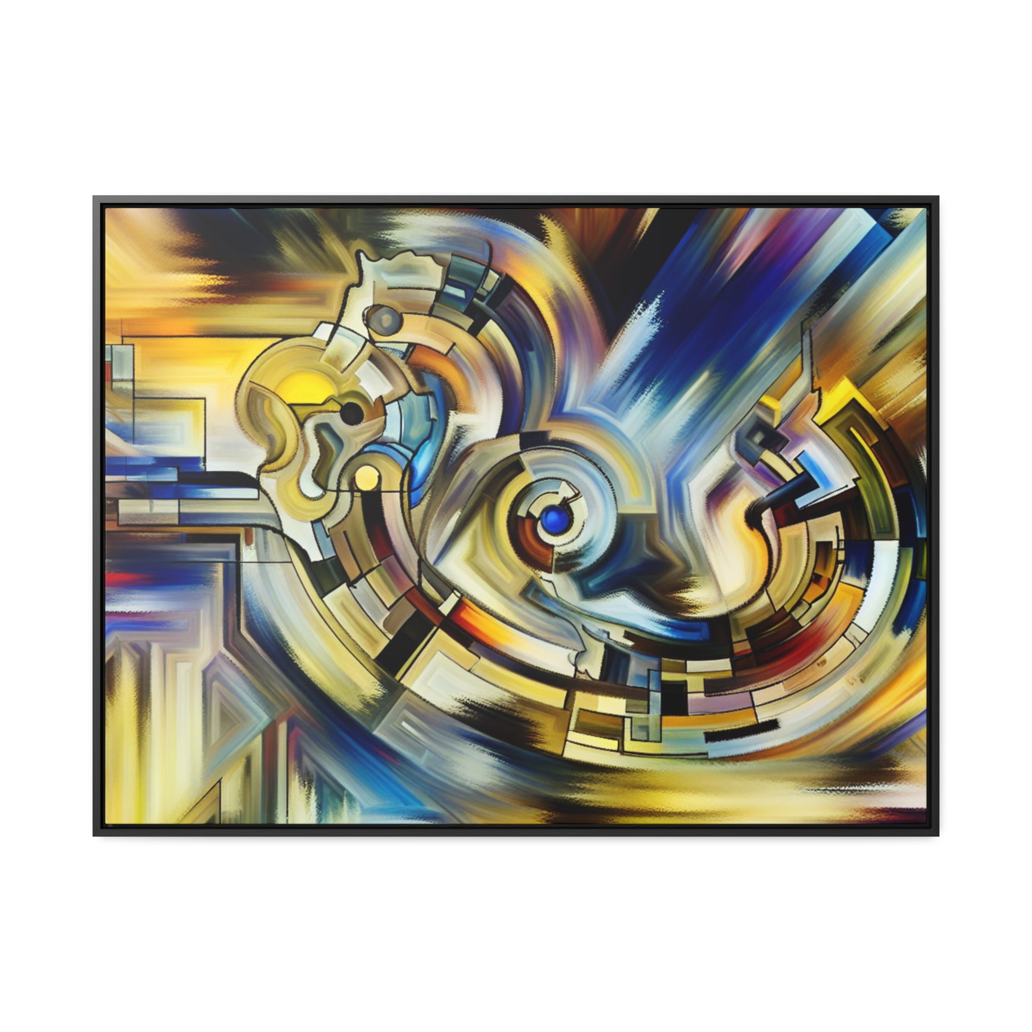 Kinetic Symphony of Chaos | Framed Canvas